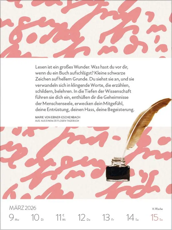 Bild: 9783731889175 | Literaturkalender 2026 | Korsch Verlag | Kalender | 54 S. | Deutsch