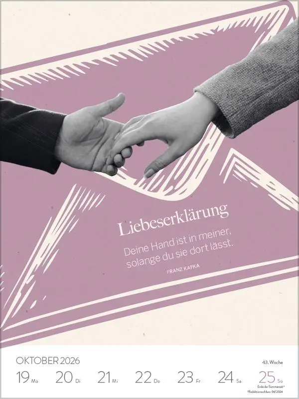 Bild: 9783731889175 | Literaturkalender 2026 | Korsch Verlag | Kalender | 54 S. | Deutsch