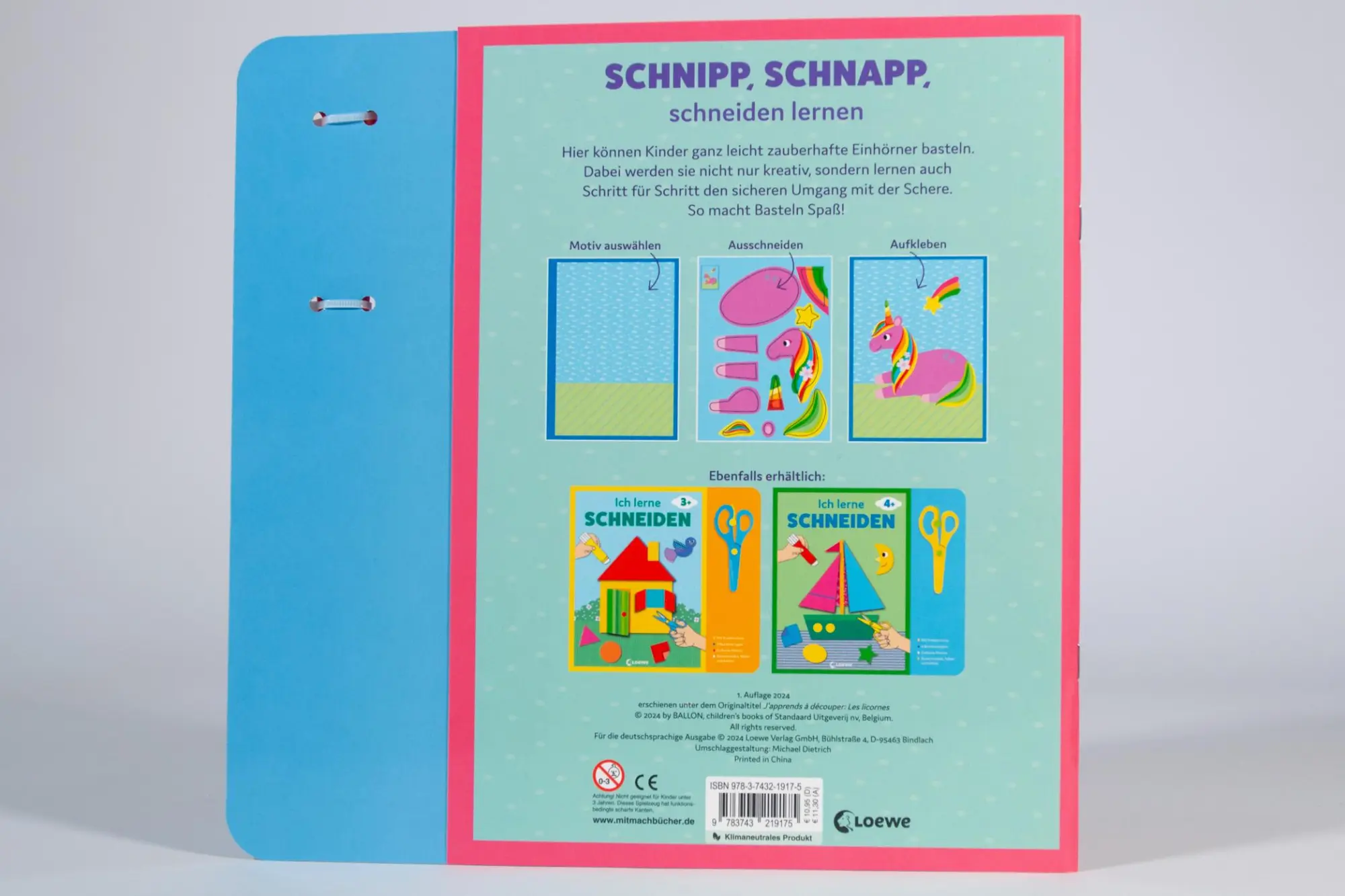 Bild: 9783743219175 | Ich lerne schneiden - Zauberhafte Einhörner | Taschenbuch | 32 S.