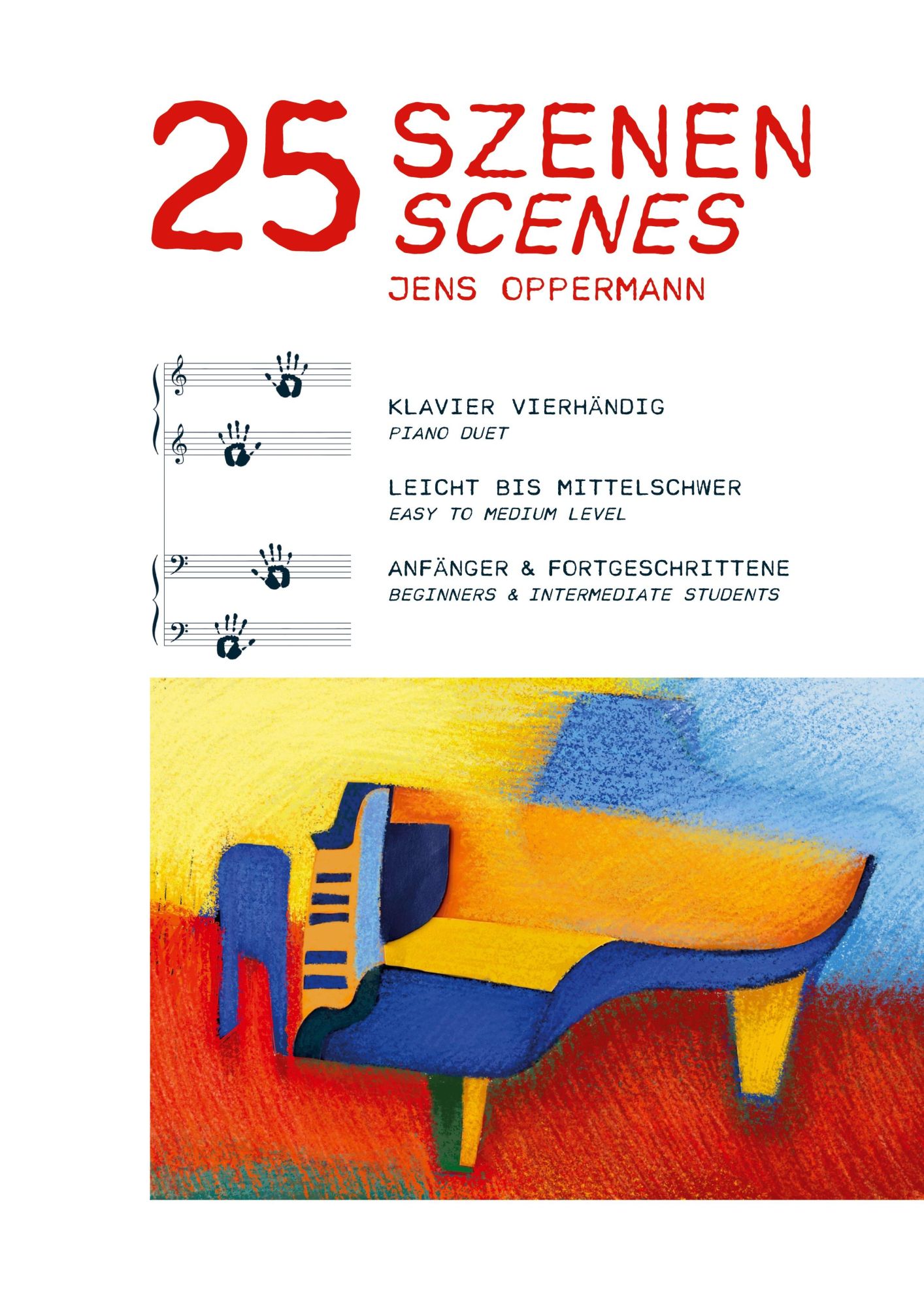Cover: 9783758309175 | 25 Szenen | Piano Duet | Jens Oppermann | Taschenbuch | Paperback