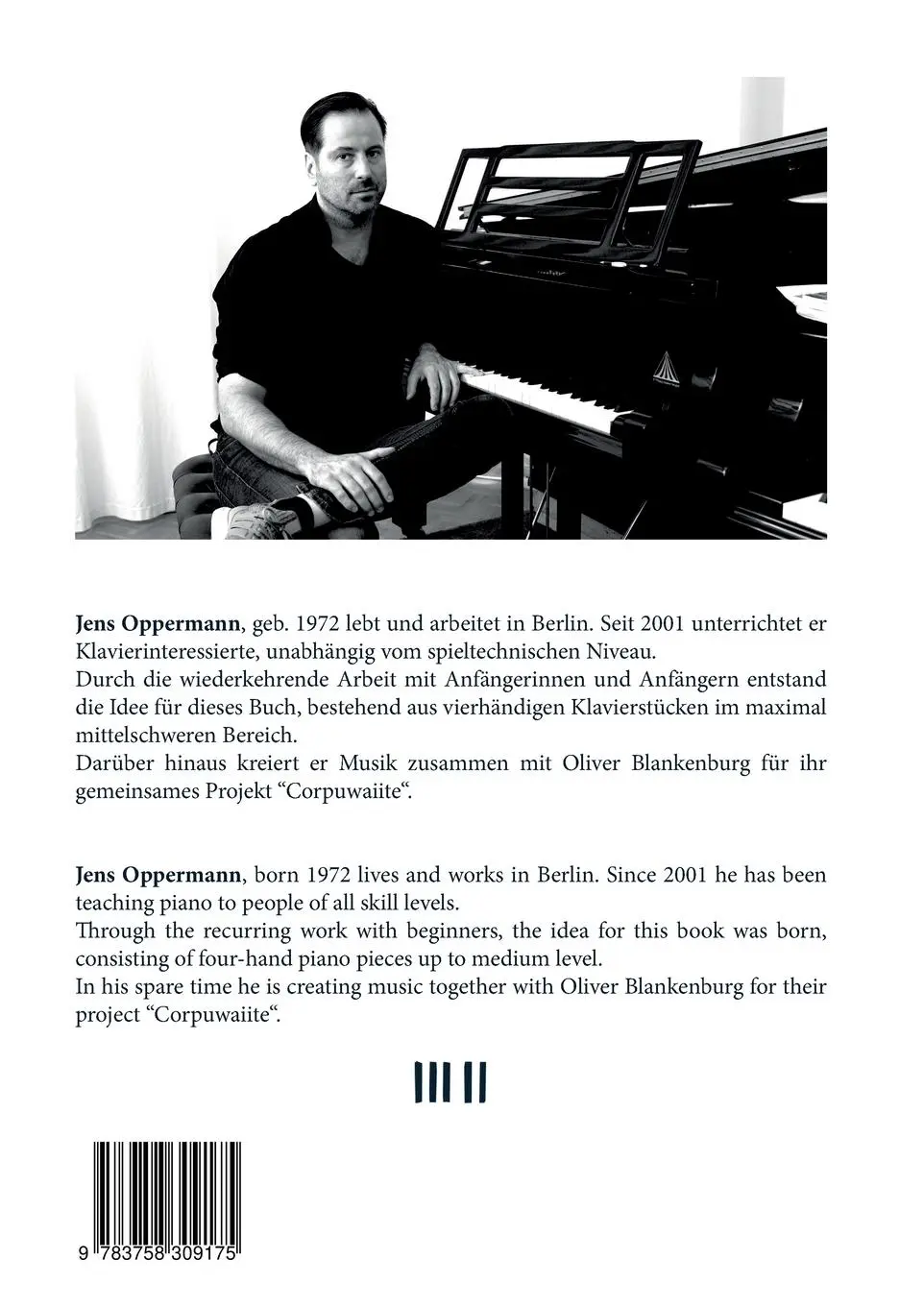 Rückseite: 9783758309175 | 25 Szenen | Piano Duet | Jens Oppermann | Taschenbuch | Paperback