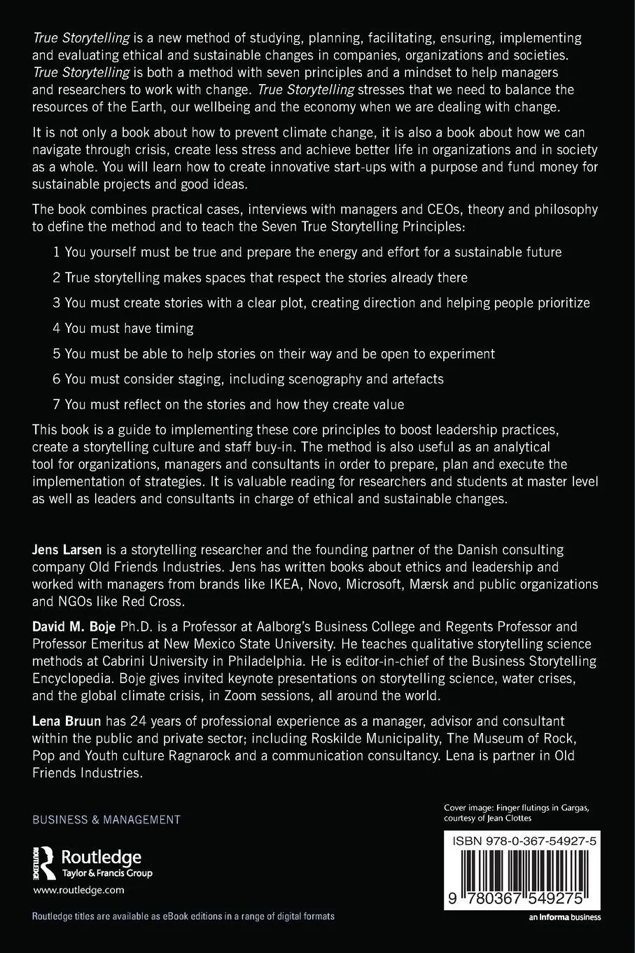 Rückseite: 9780367549275 | True Storytelling | Jens Larsen (u. a.) | Taschenbuch | Englisch