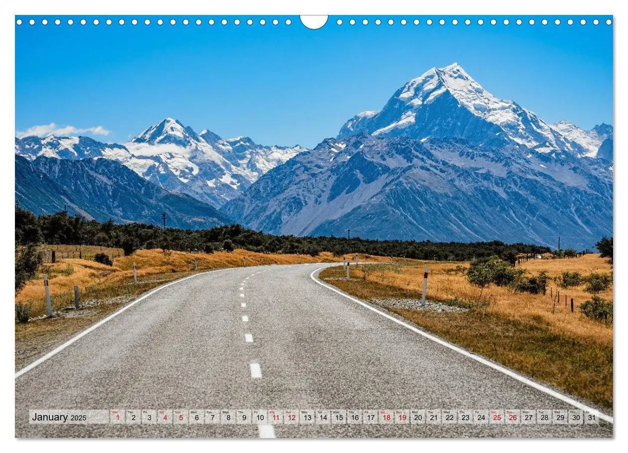 Bild: 9781325939275 | New Zealand - At the end of the world (Wall Calendar 2025 DIN A3...