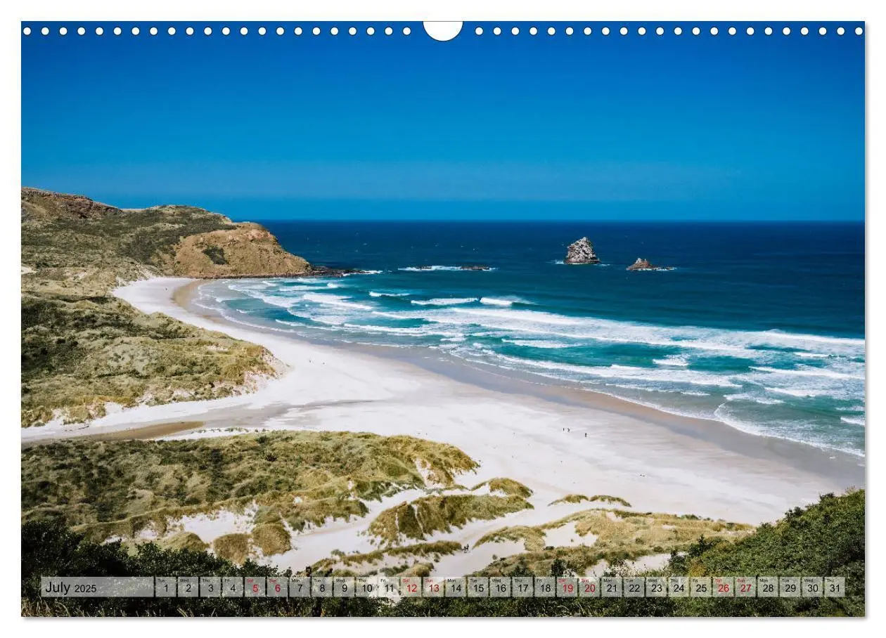 Bild: 9781325939275 | New Zealand - At the end of the world (Wall Calendar 2025 DIN A3...