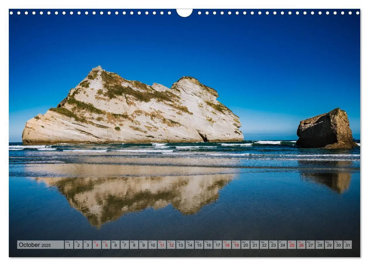 Bild: 9781325939275 | New Zealand - At the end of the world (Wall Calendar 2025 DIN A3...