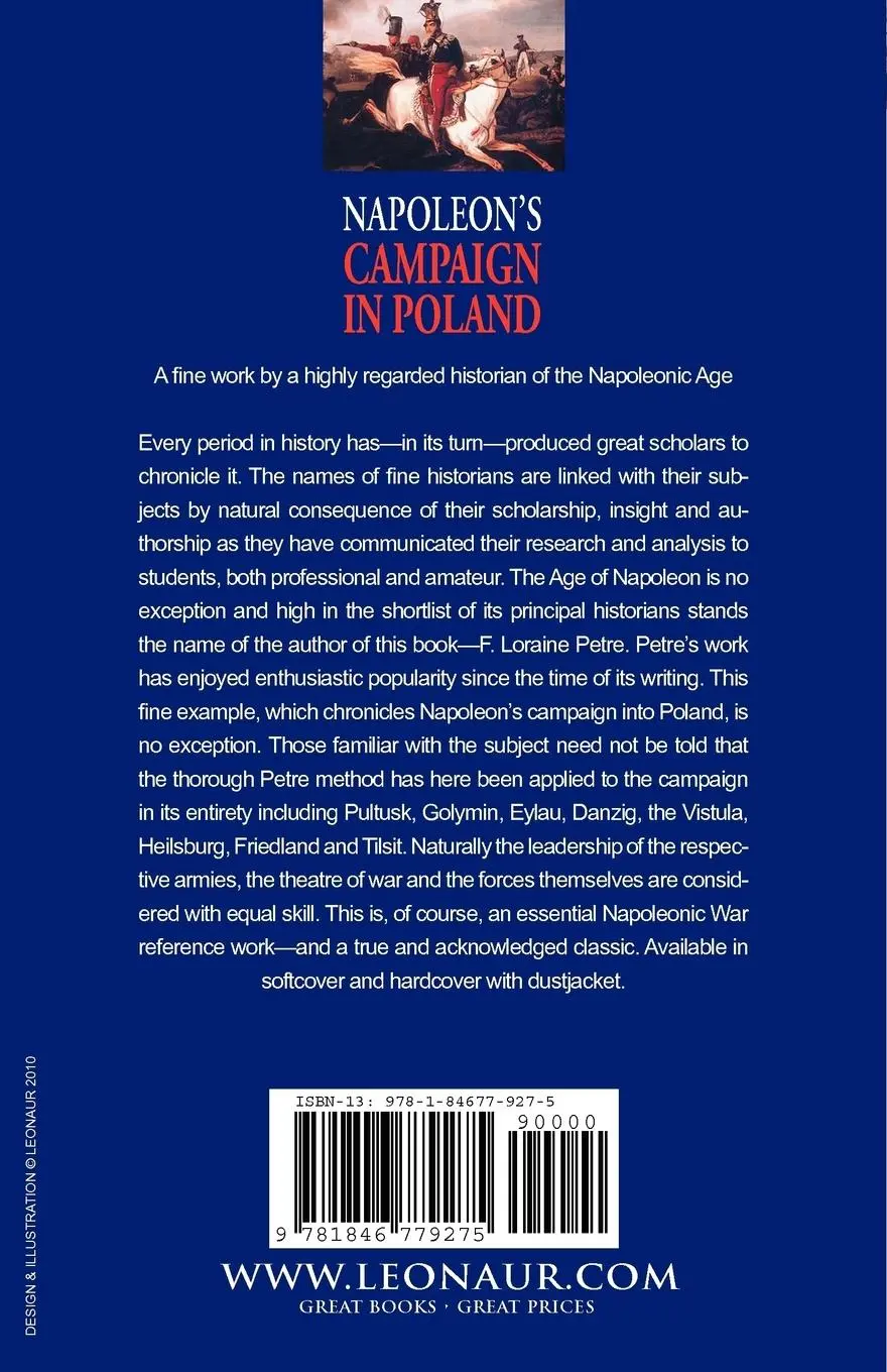 Rückseite: 9781846779275 | Napoleon's Campaign in Poland 1806-1807 | F. Loraine Petre | Buch
