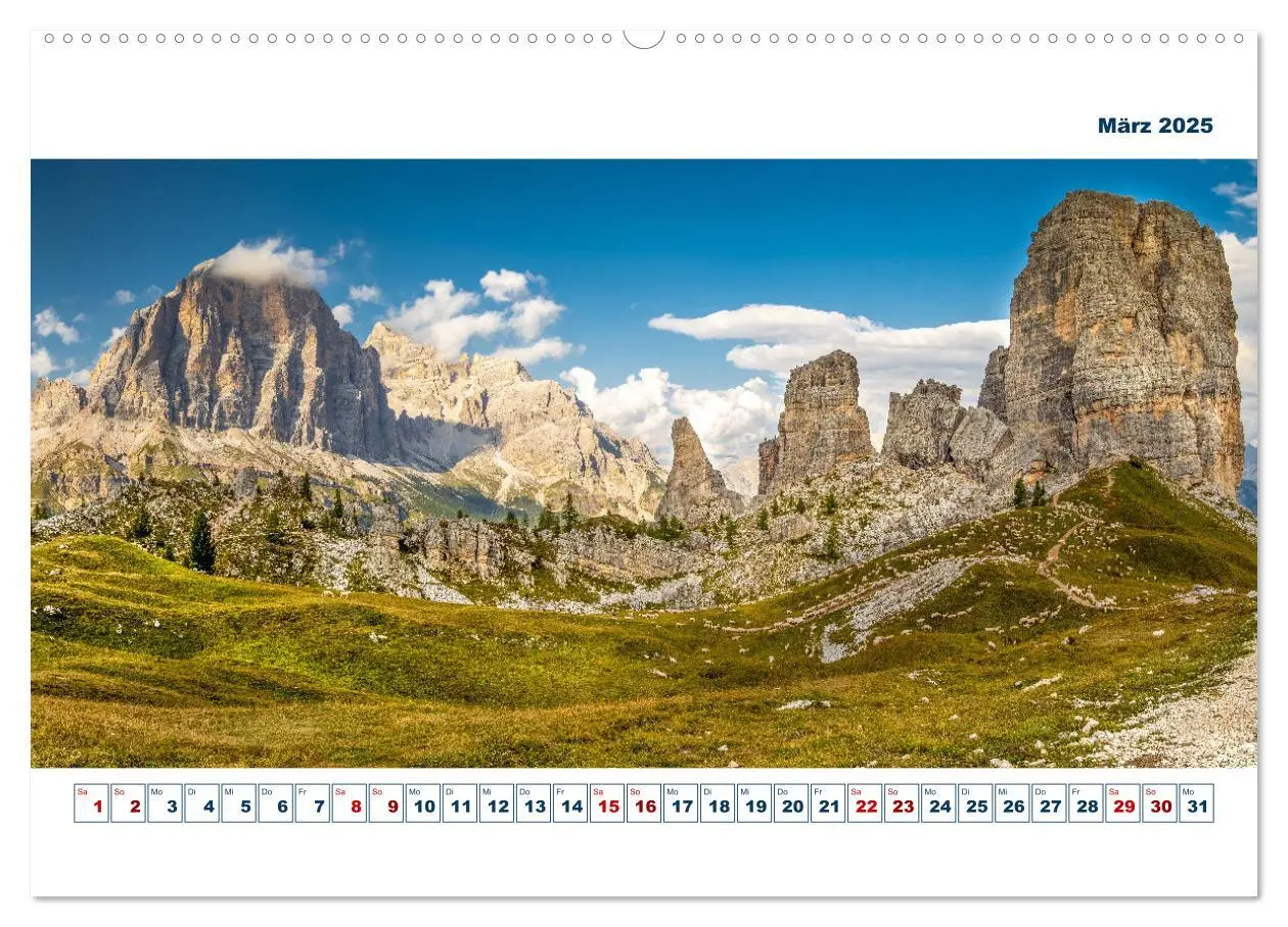 Bild: 9783435009275 | Südtirol - Dolomiten-Träume by VogtArt (Wandkalender 2025 DIN A2...