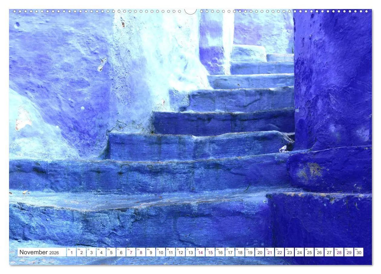 Bild: 9783457719275 | Chefchaouen - Blue Details (hochwertiger Premium Wandkalender 2026...