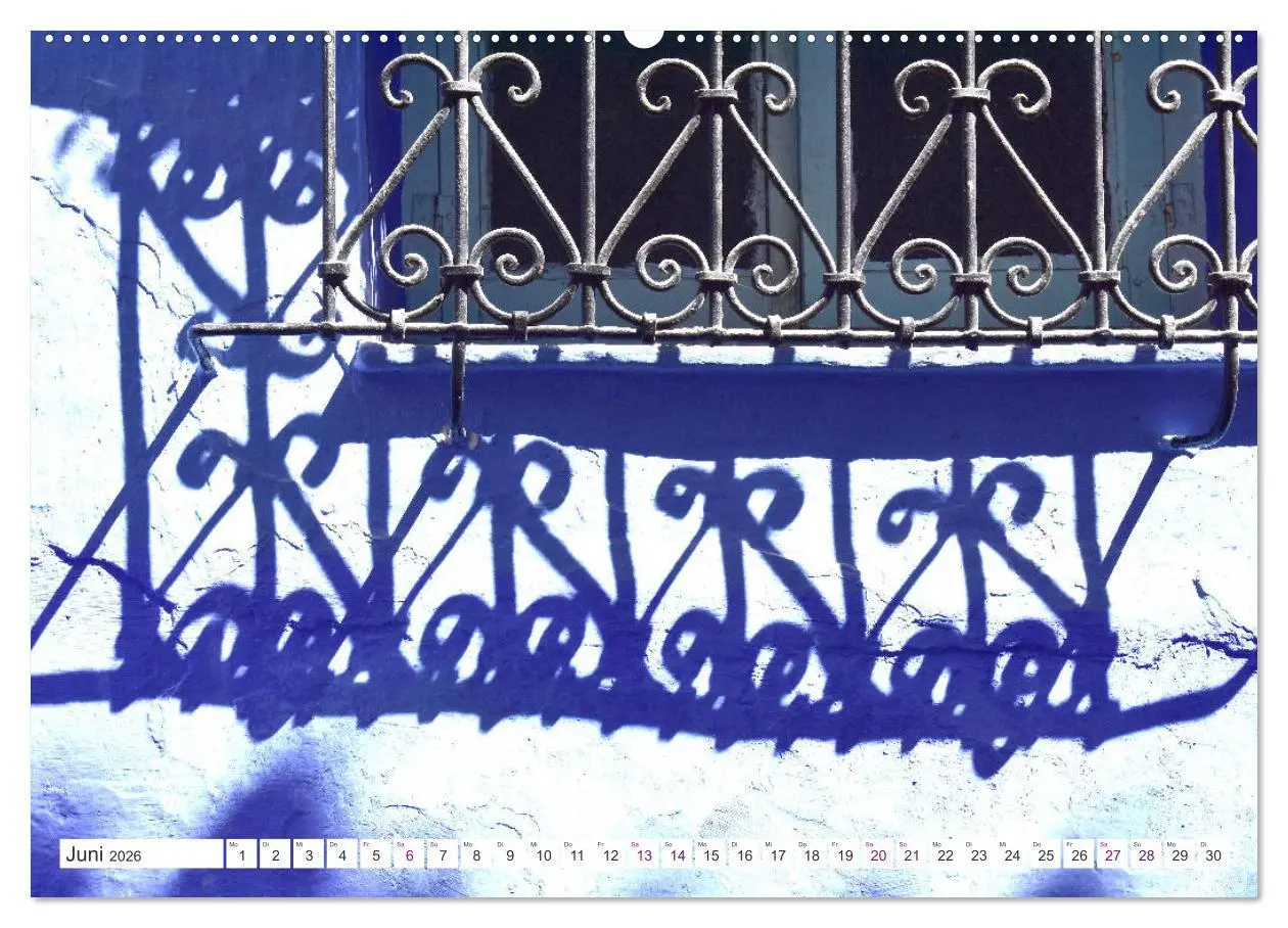 Bild: 9783457719275 | Chefchaouen - Blue Details (hochwertiger Premium Wandkalender 2026...