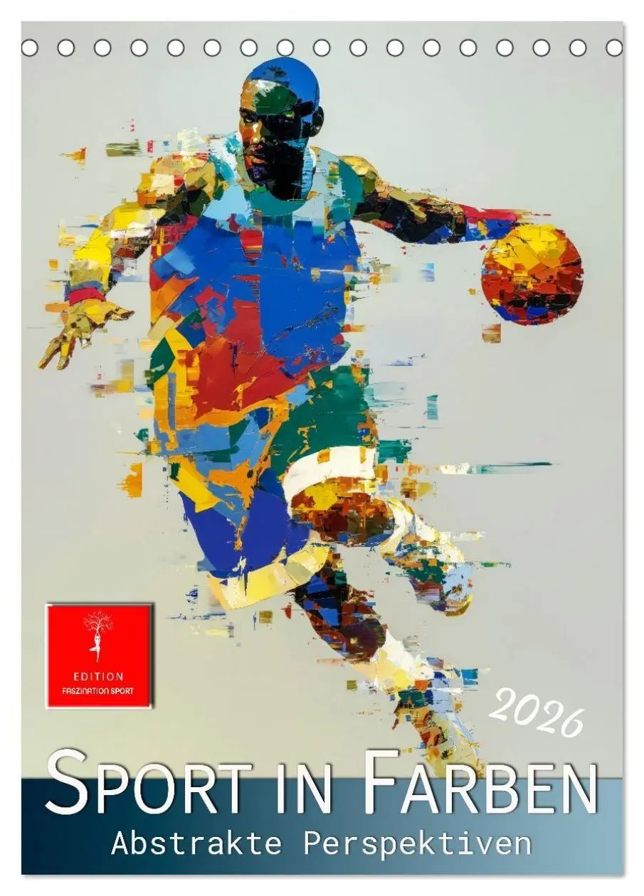Cover: 9783516739275 | Sport in Farben (Tischkalender 2026 DIN A5 hoch), CALVENDO...