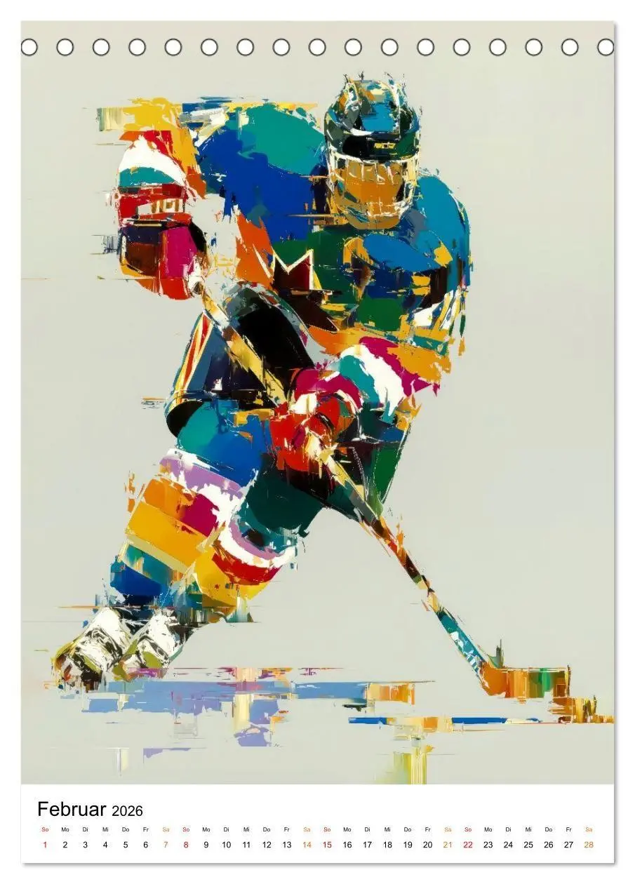 Bild: 9783516739275 | Sport in Farben (Tischkalender 2026 DIN A5 hoch), CALVENDO...