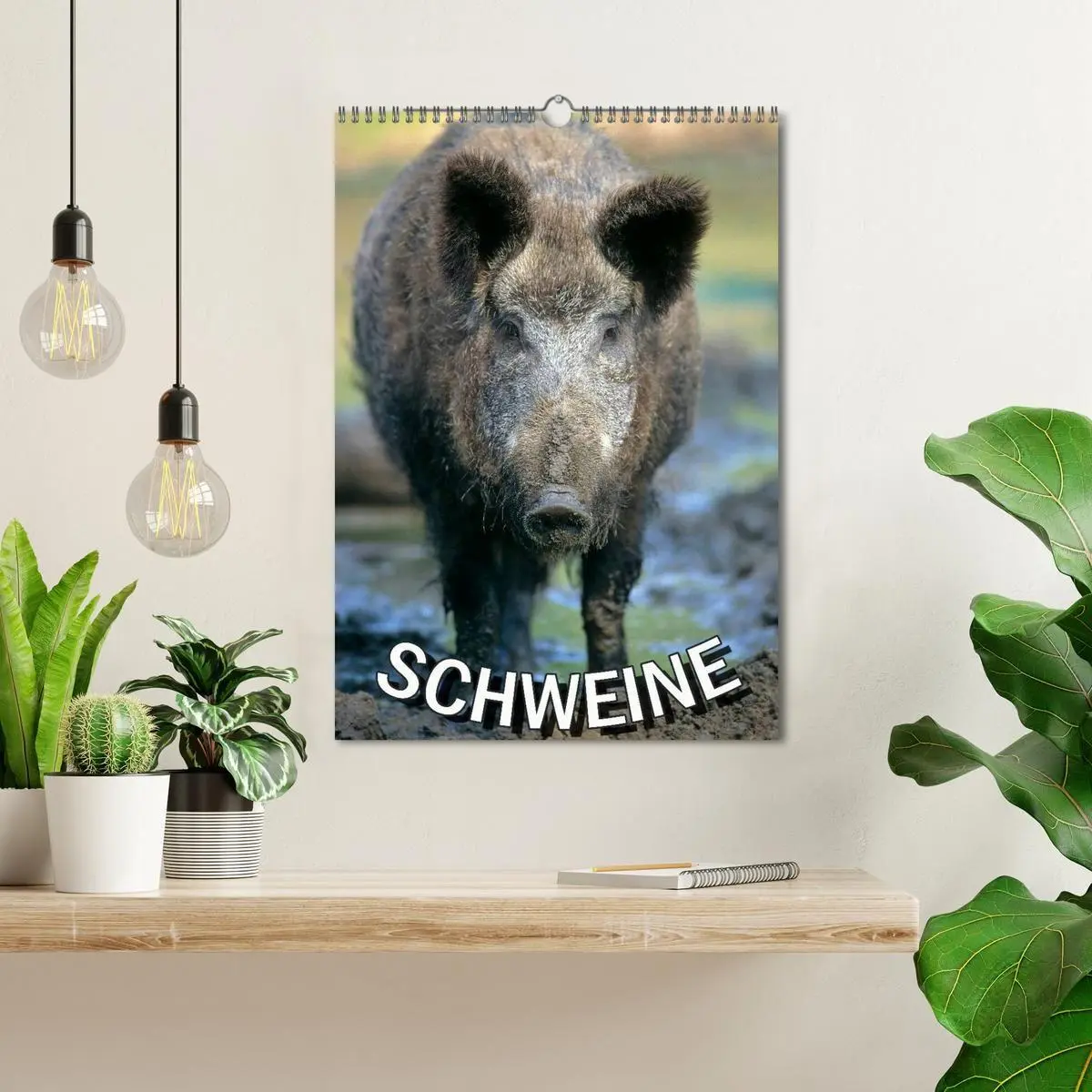 Bild: 9783594199275 | Schweine 2027 (Wandkalender 2027 DIN A3 hoch), CALVENDO Monatskalender