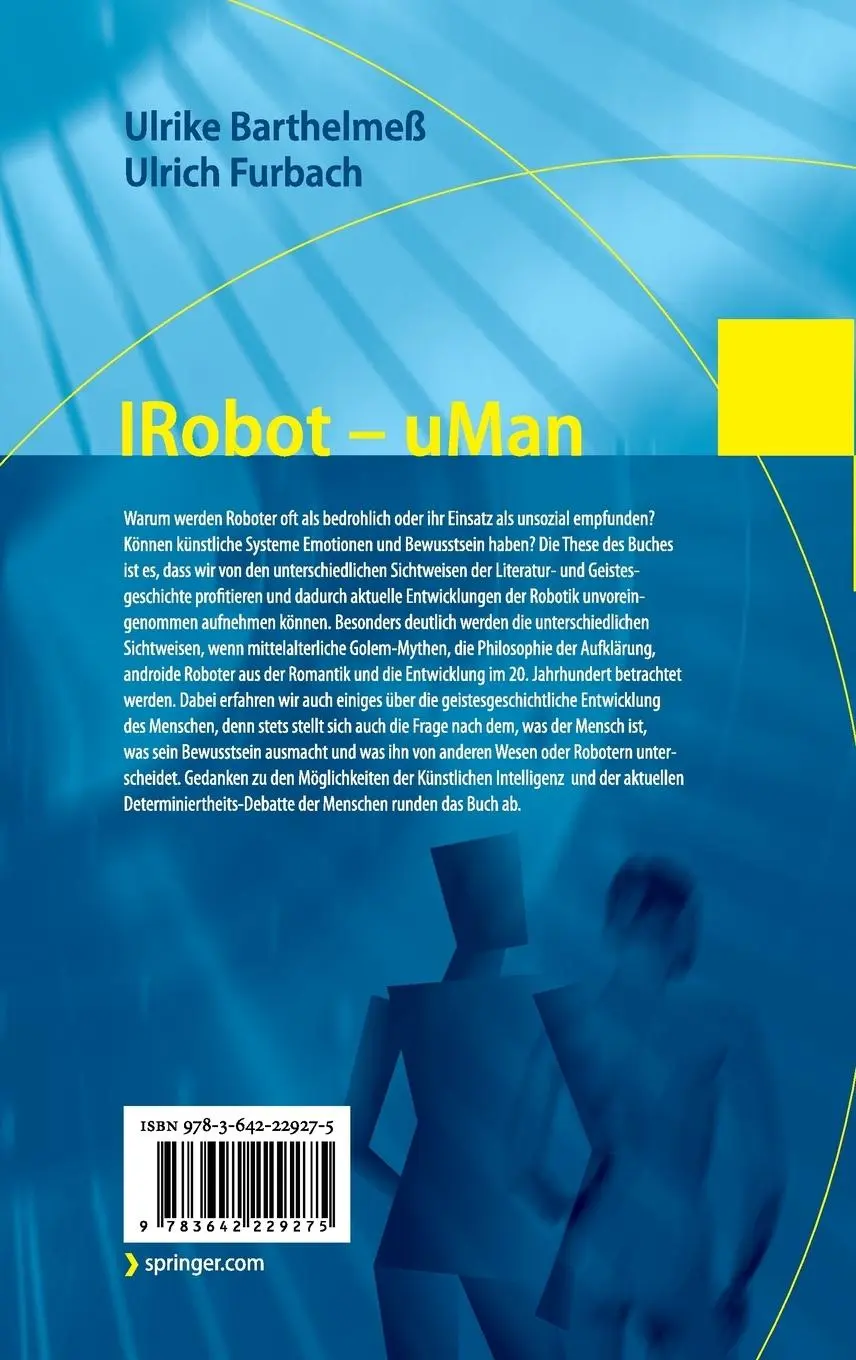 Rückseite: 9783642229275 | IRobot - uMan | Ulrich Furbach (u. a.) | Buch | viii | Deutsch | 2011