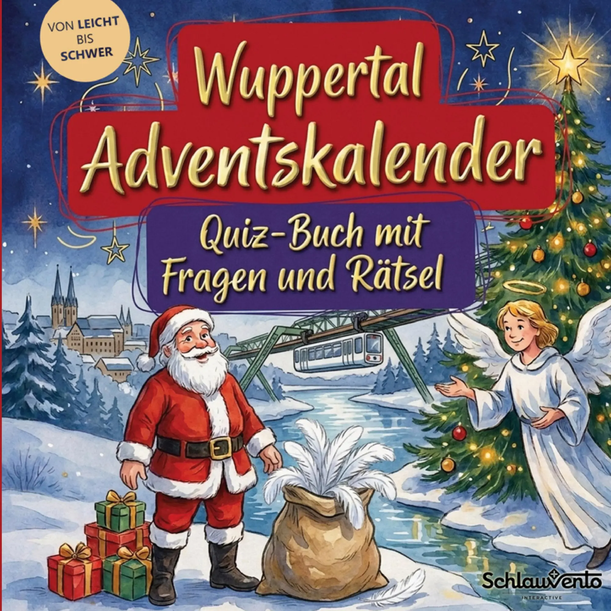 Cover: 9783693199275 | Wuppertal-Adventskalender: Quiz-Buch mit Fragen und Rätsel | Buch