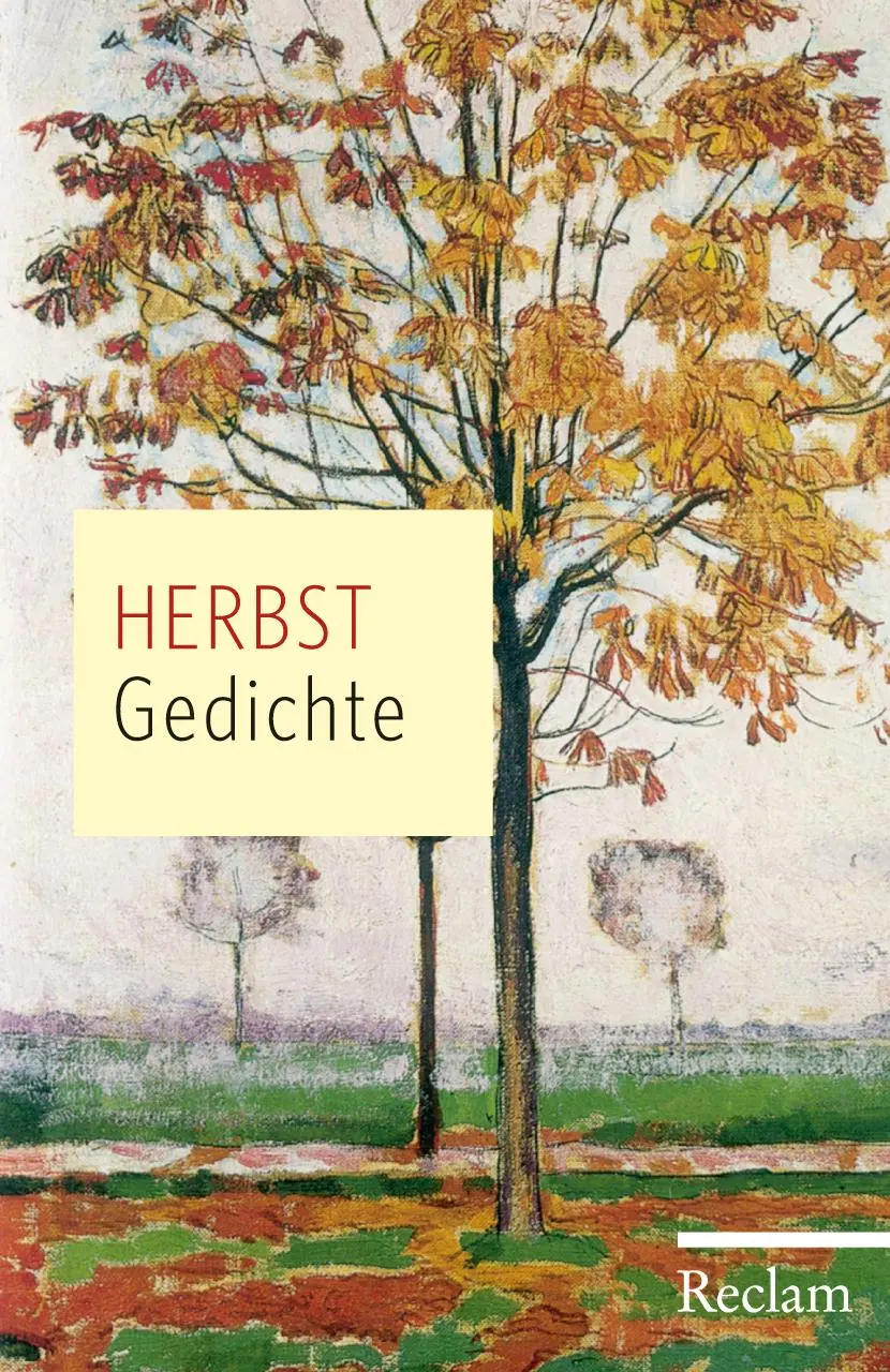 Cover: 9783150189375 | Herbstgedichte | Evelyne Polt-Heinzl (u. a.) | Taschenbuch | 102 S.