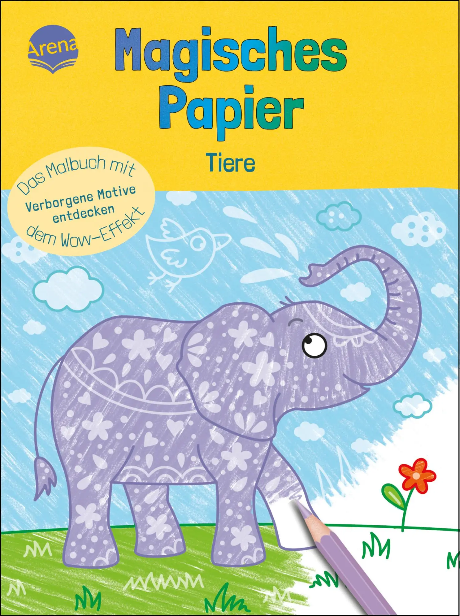Cover: 9783401719375 | Magisches Papier - Das Malbuch mit dem Wow-Effekt. Tiere | Röhling