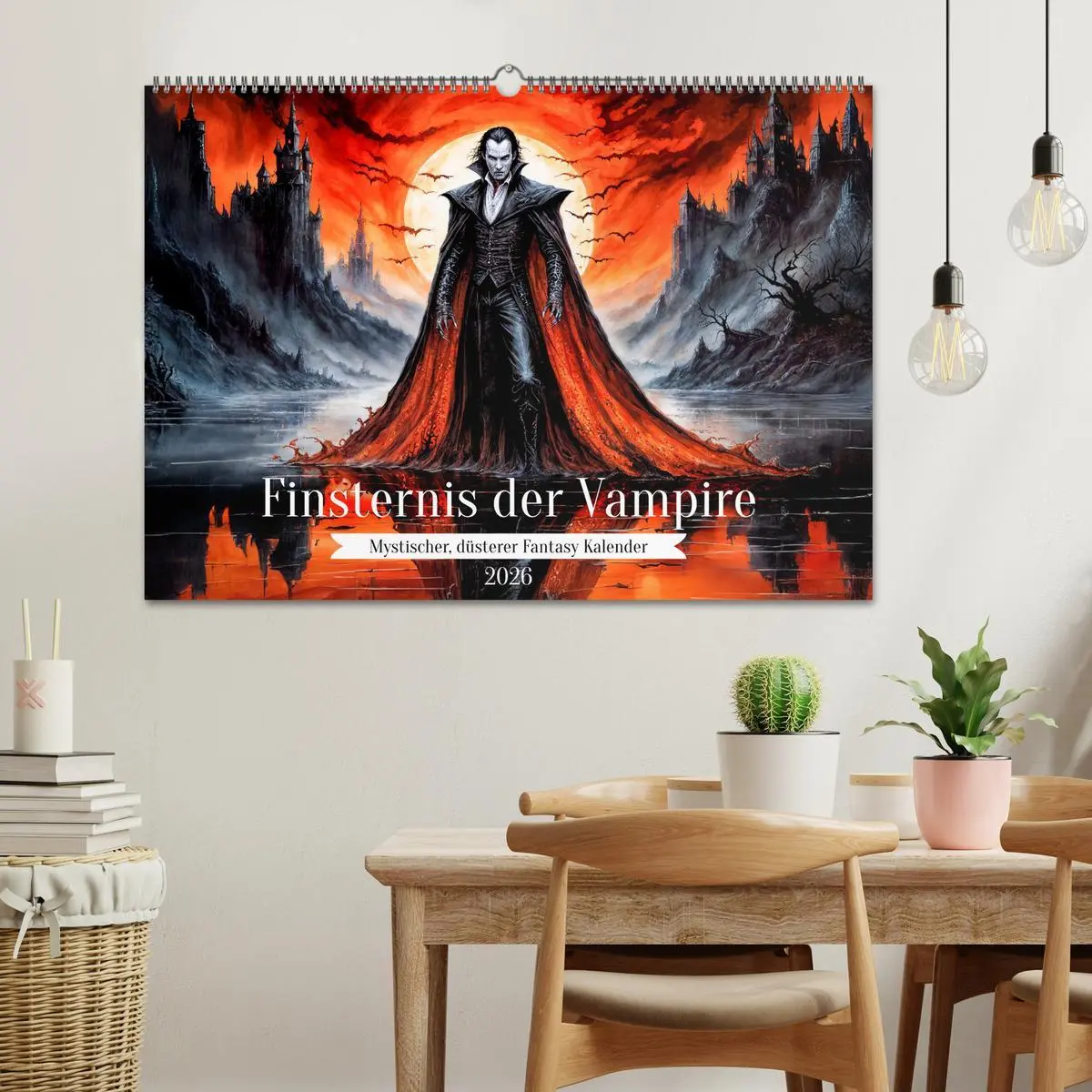 Bild: 9783457259375 | Finsternis der Vampire - Mystischer düsterer Fantasy Kalender...