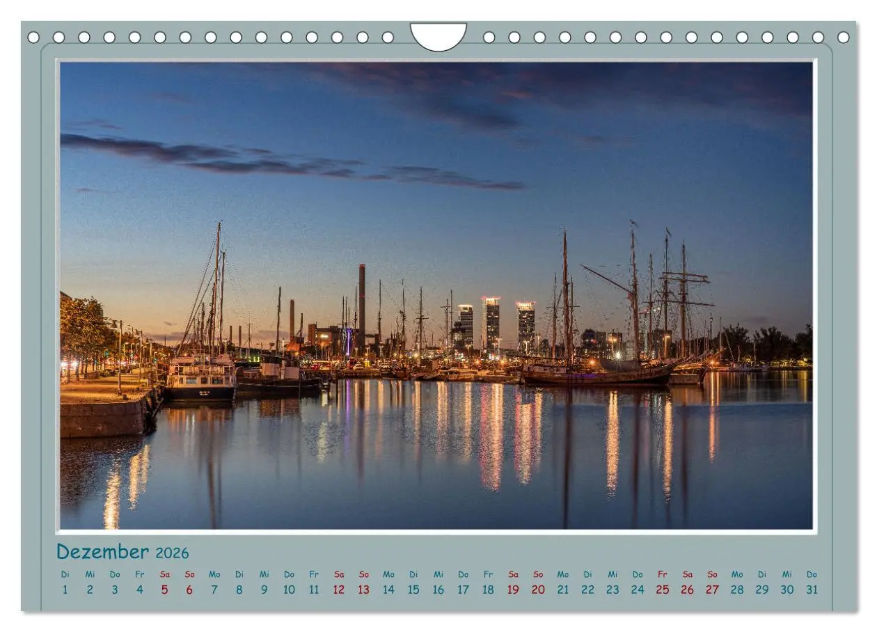 Bild: 9783457569375 | HELSINKI CITY (Wandkalender 2026 DIN A4 quer), CALVENDO Monatskalender