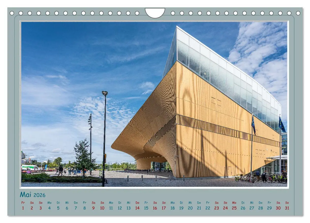 Bild: 9783457569375 | HELSINKI CITY (Wandkalender 2026 DIN A4 quer), CALVENDO Monatskalender
