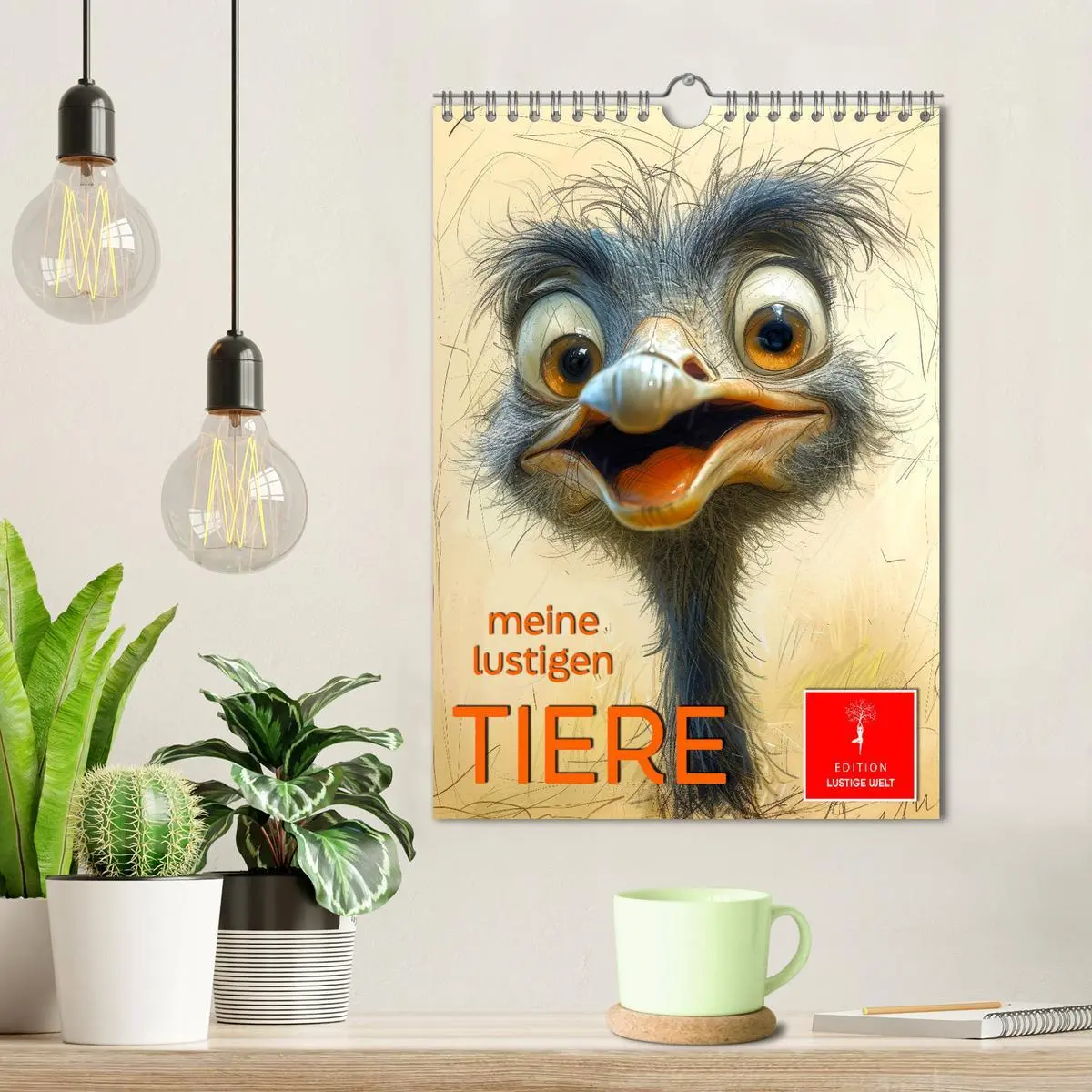 Bild: 9783516279375 | Meine lustigen Tiere (Wandkalender 2026 DIN A4 hoch), CALVENDO...
