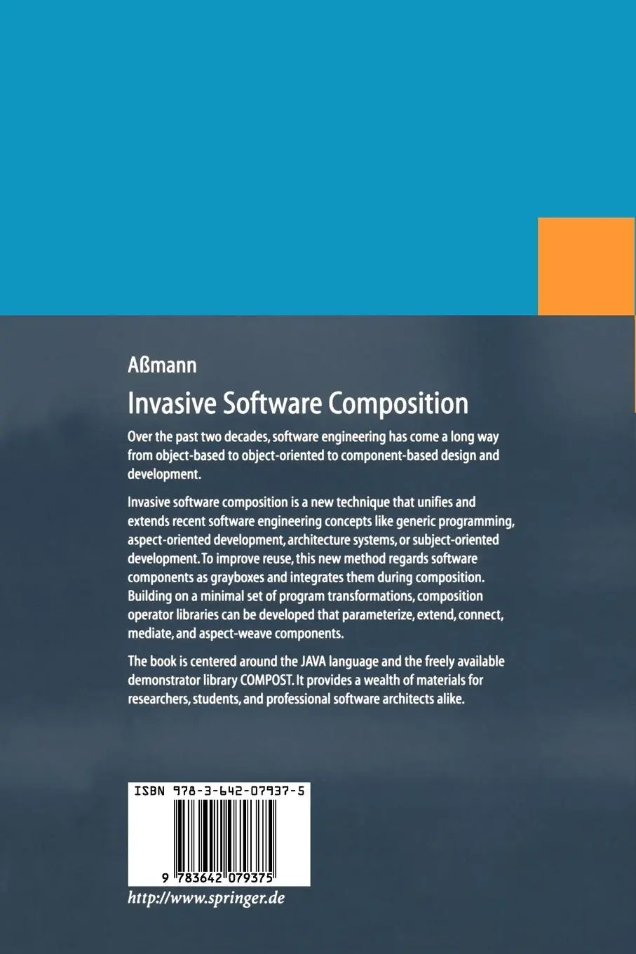 Rückseite: 9783642079375 | Invasive Software Composition | Uwe Aßmann | Taschenbuch | xii | 2010