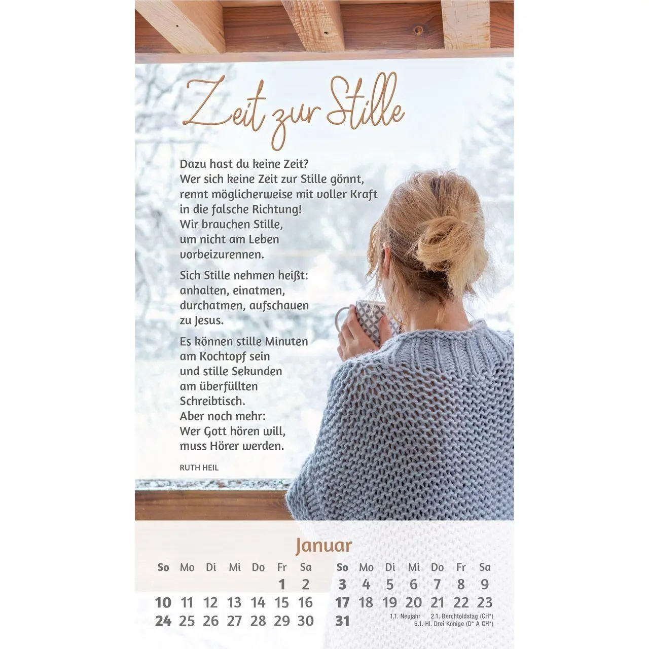 Bild: 9783754879375 | Du bist mir so wertvoll 2027 | Postkarten-Kalender von Ruth Heil
