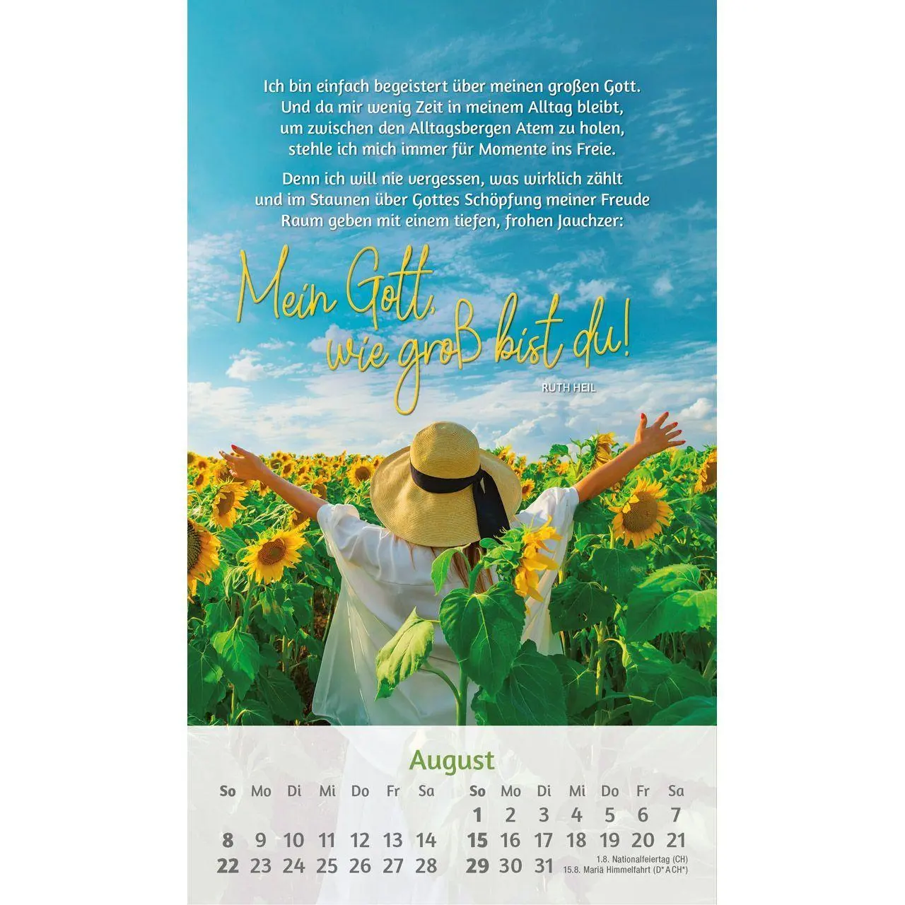 Bild: 9783754879375 | Du bist mir so wertvoll 2027 | Postkarten-Kalender von Ruth Heil