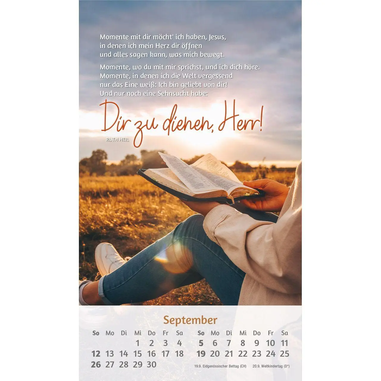 Bild: 9783754879375 | Du bist mir so wertvoll 2027 | Postkarten-Kalender von Ruth Heil