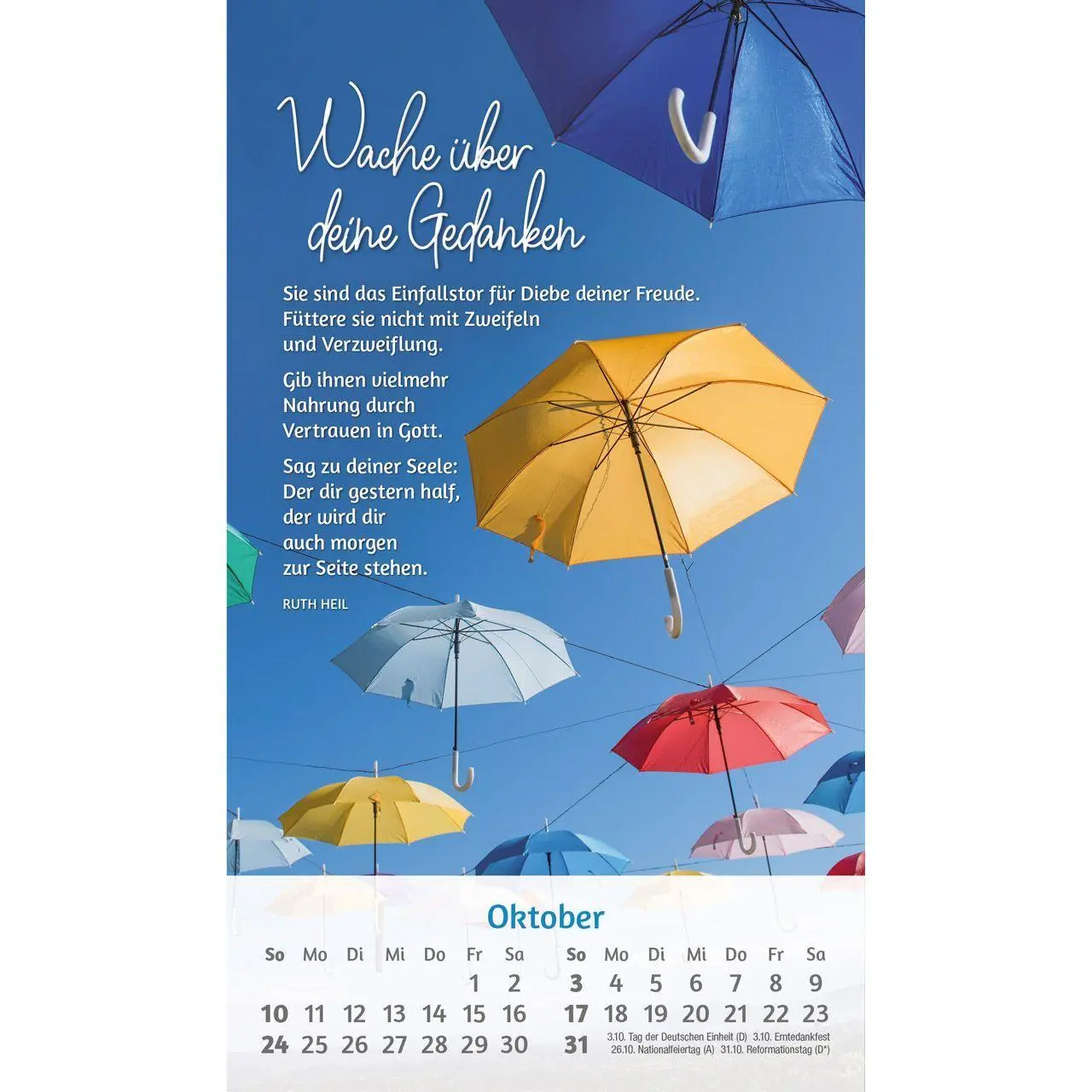 Bild: 9783754879375 | Du bist mir so wertvoll 2027 | Postkarten-Kalender von Ruth Heil