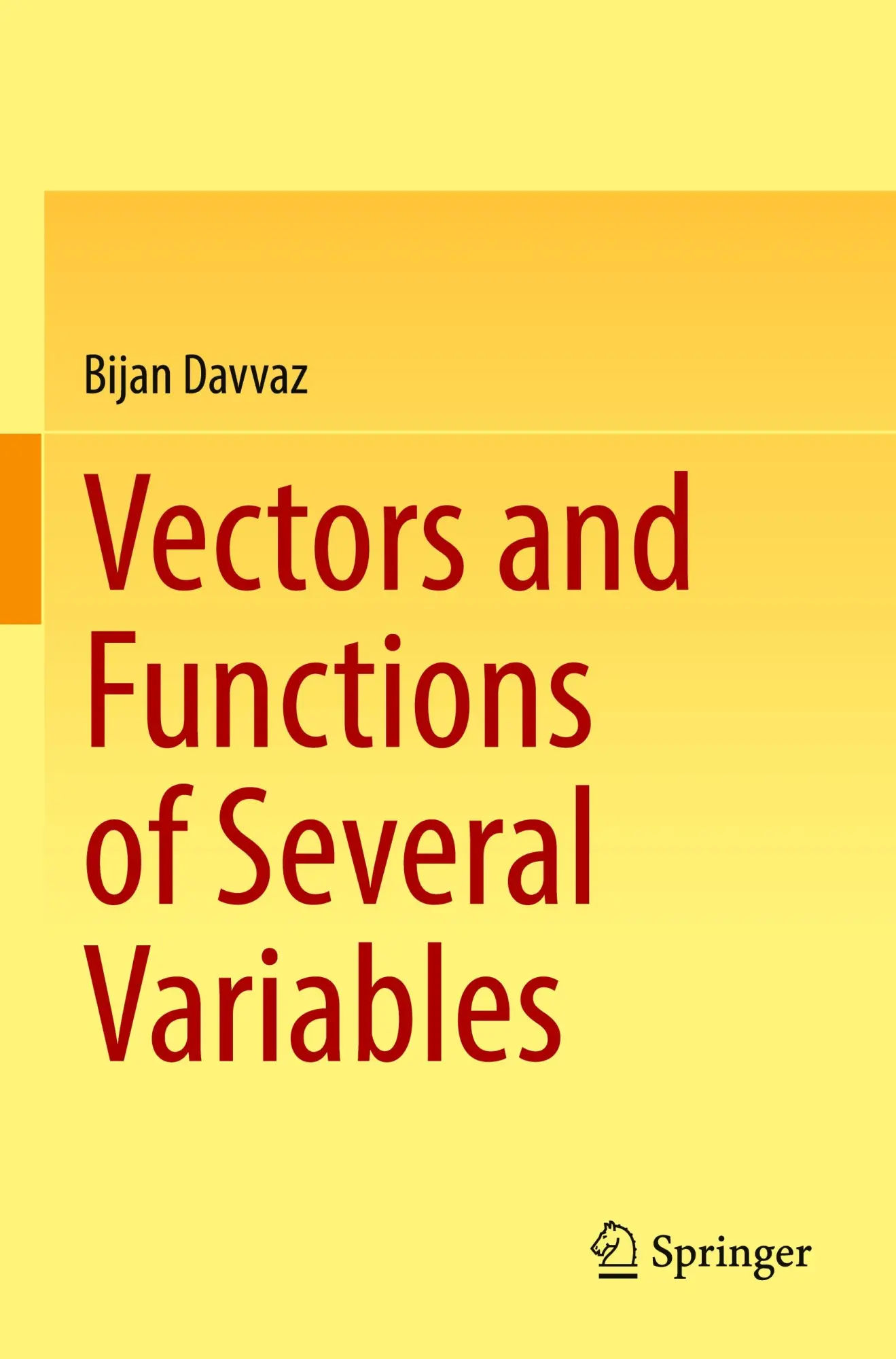 Cover: 9789819929375 | Vectors and Functions of Several Variables | Bijan Davvaz | Buch