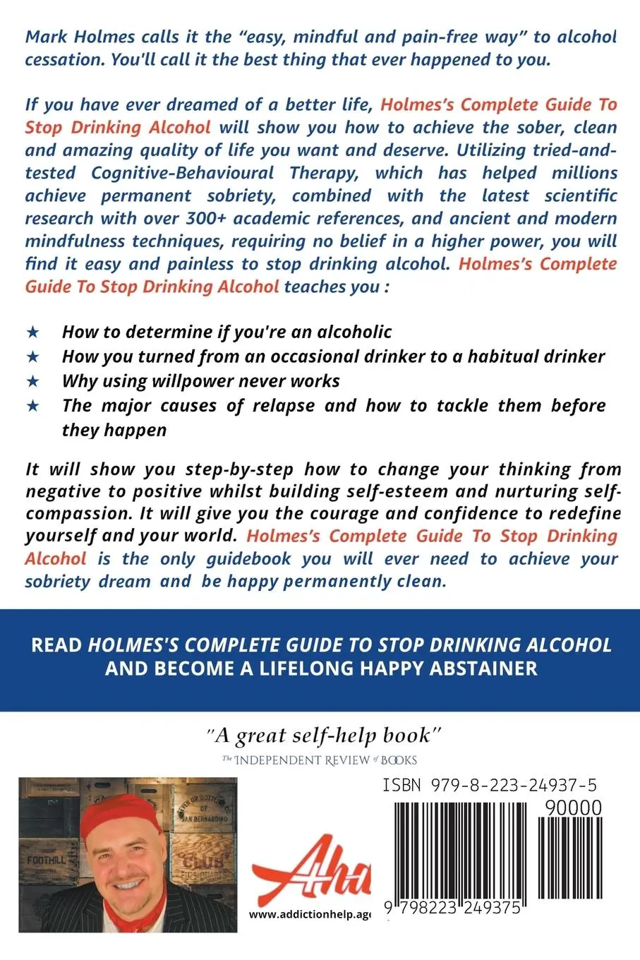 Rückseite: 9798223249375 | Holmes's Complete Guide To Stop Drinking Alcohol; The Easy, Mindful...