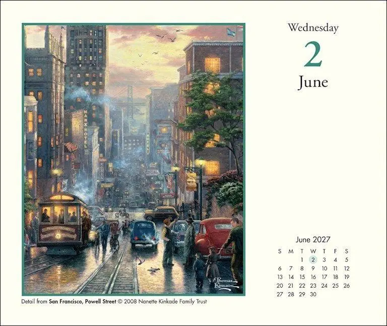 Bild: 9798881609375 | Thomas Kinkade: Painter of the Light 2027 | McMeel Andrews | Kalender