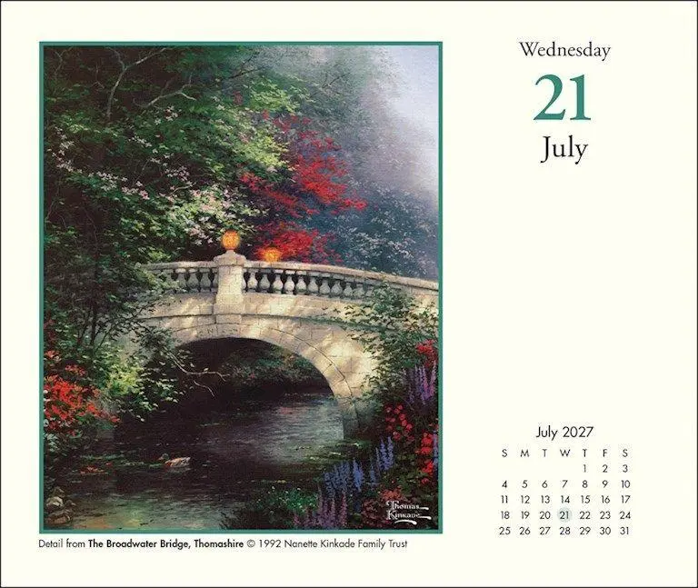 Bild: 9798881609375 | Thomas Kinkade: Painter of the Light 2027 | McMeel Andrews | Kalender