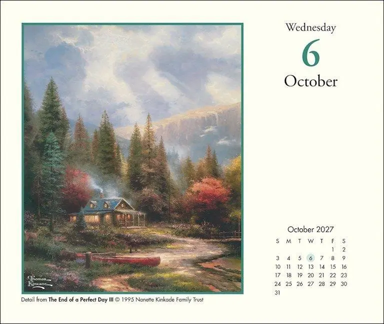 Bild: 9798881609375 | Thomas Kinkade: Painter of the Light 2027 | McMeel Andrews | Kalender