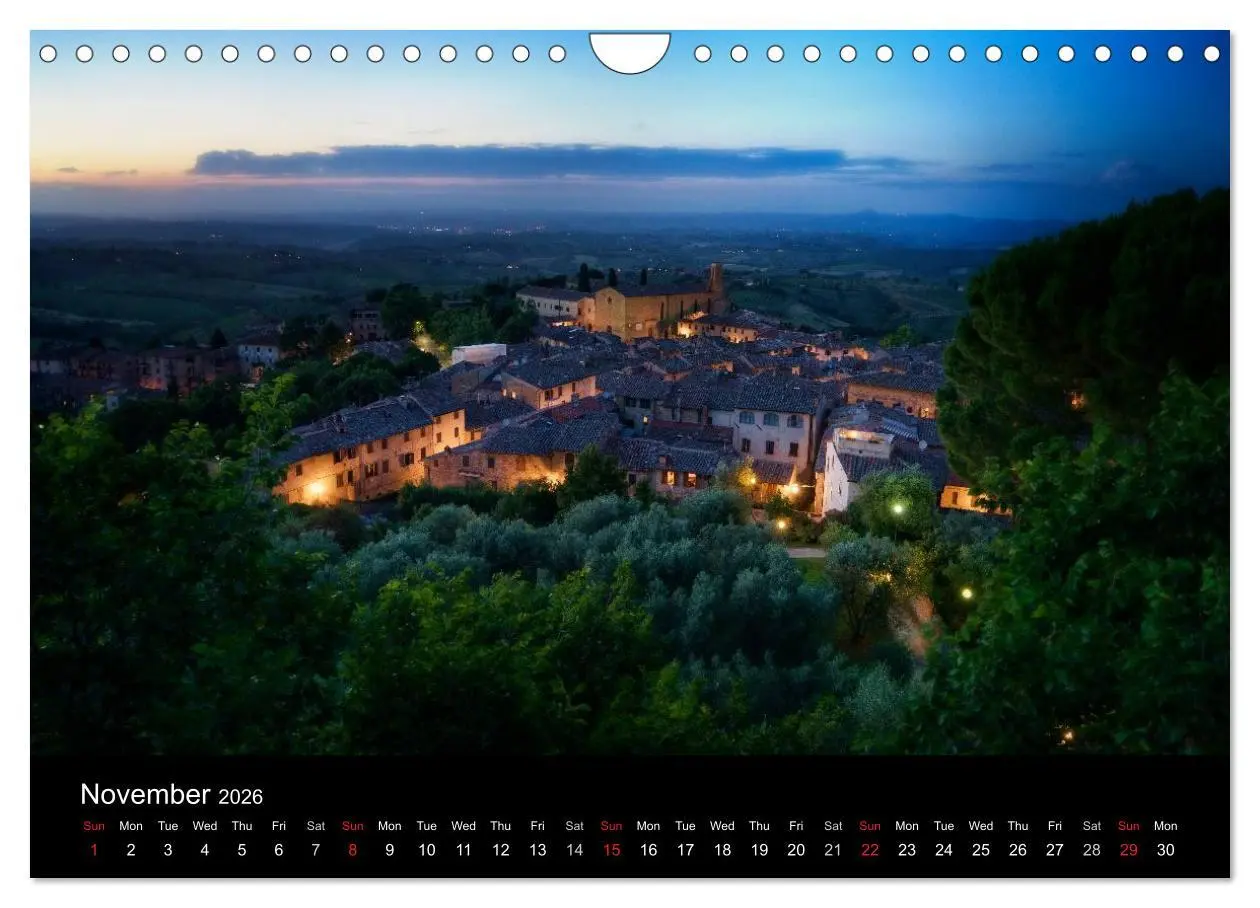 Bild: 9783516579475 | Magical Tuscany and Liguria (Wall Calendar 2026 DIN A4 landscape),...