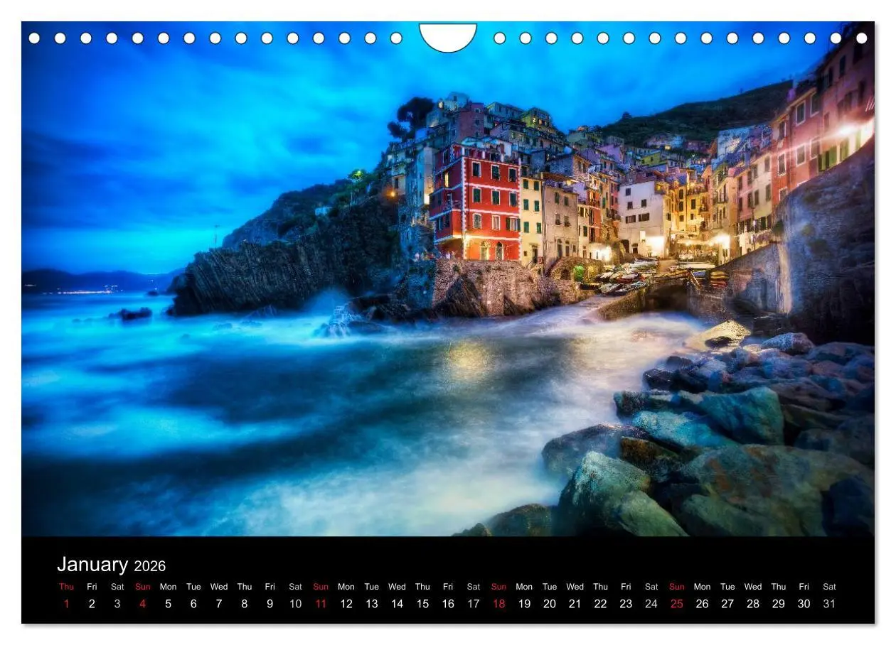 Bild: 9783516579475 | Magical Tuscany and Liguria (Wall Calendar 2026 DIN A4 landscape),...