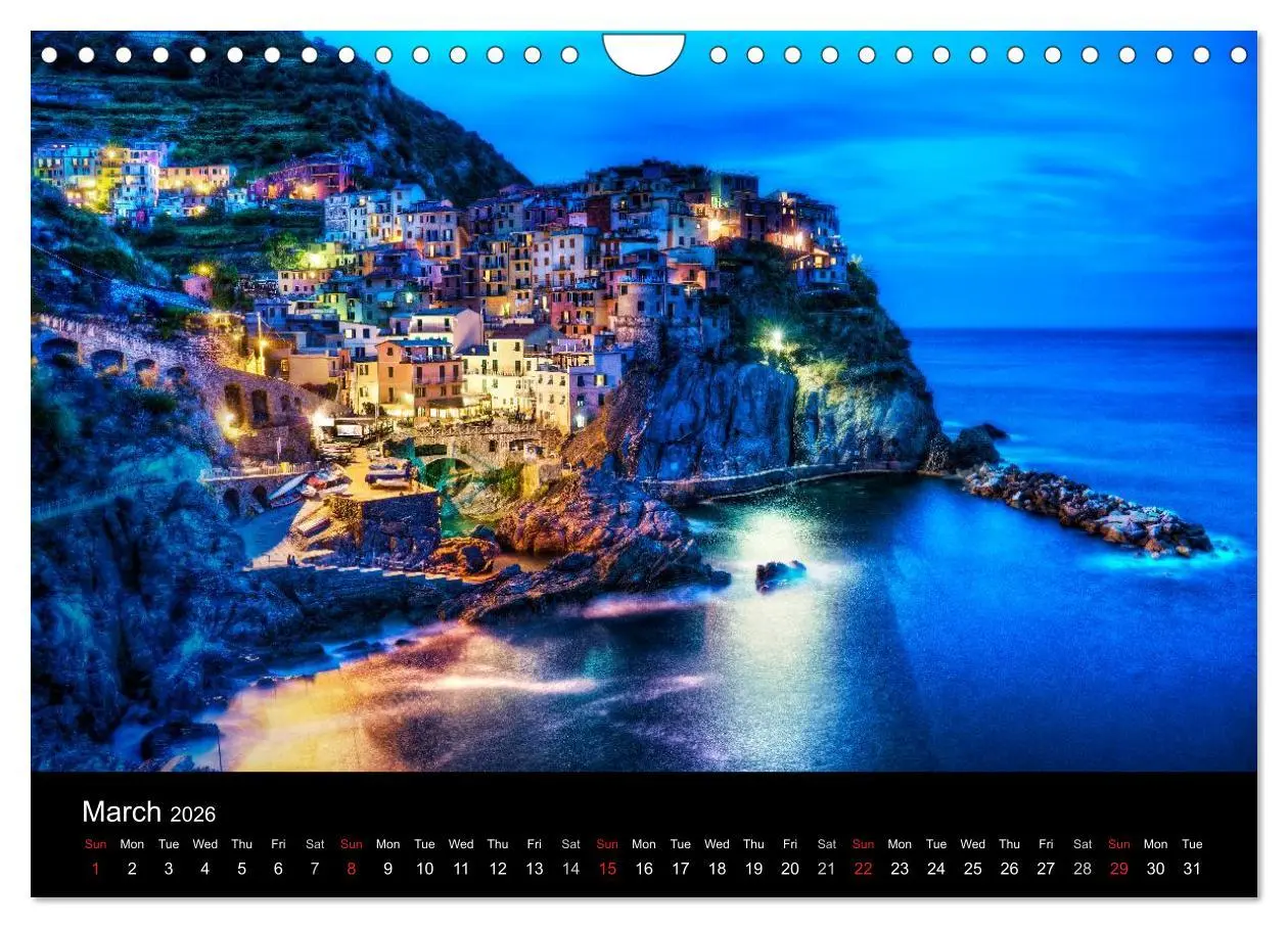 Bild: 9783516579475 | Magical Tuscany and Liguria (Wall Calendar 2026 DIN A4 landscape),...