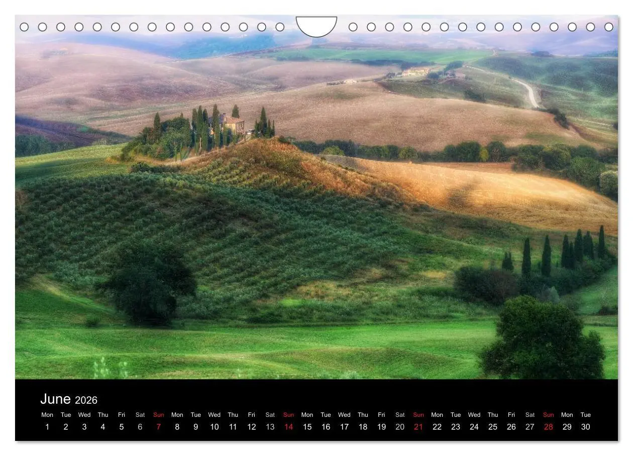 Bild: 9783516579475 | Magical Tuscany and Liguria (Wall Calendar 2026 DIN A4 landscape),...