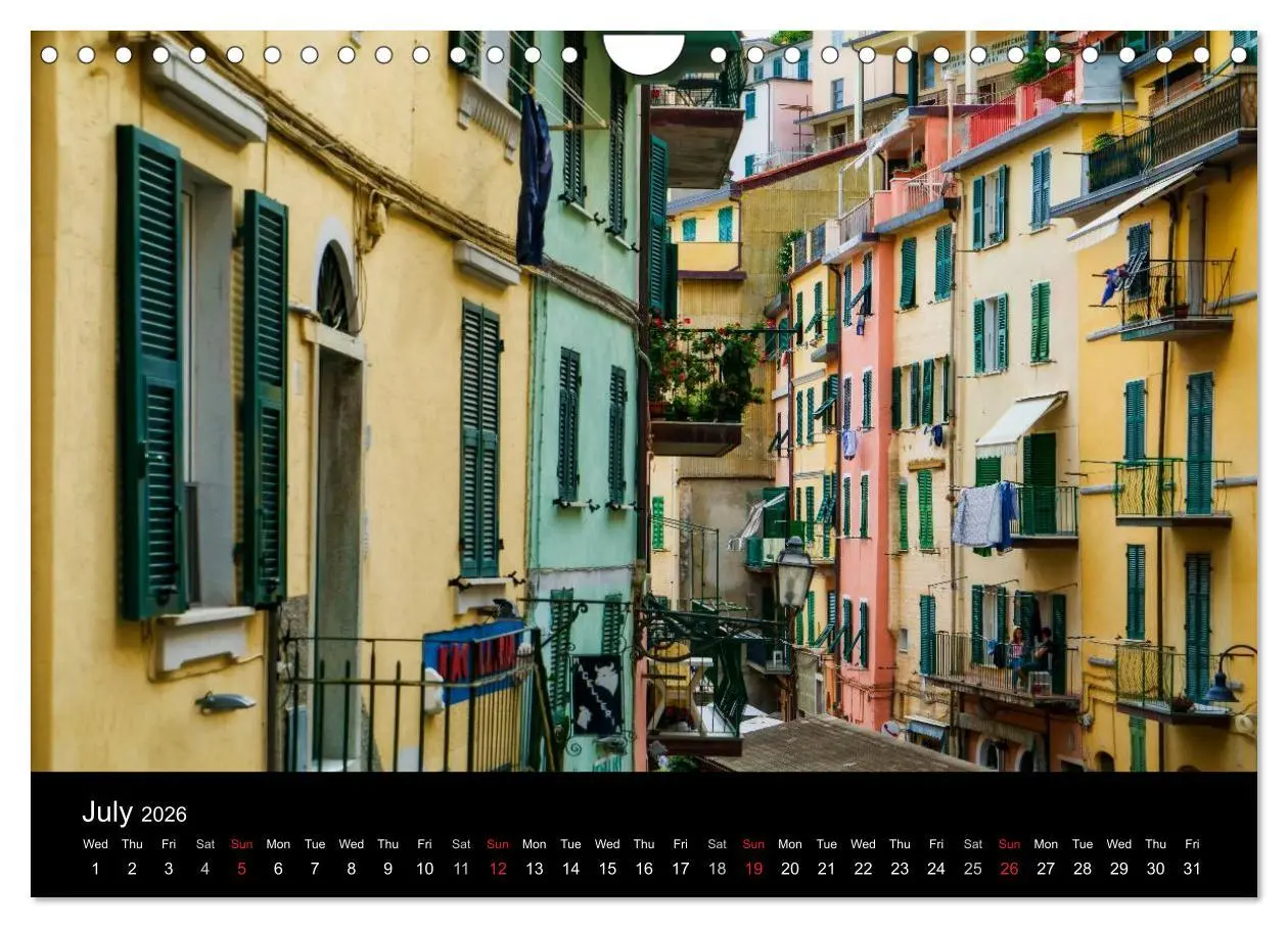 Bild: 9783516579475 | Magical Tuscany and Liguria (Wall Calendar 2026 DIN A4 landscape),...
