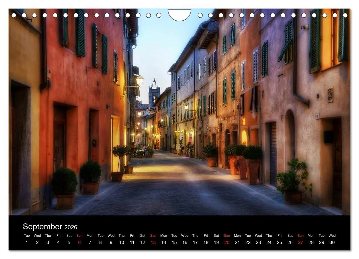 Bild: 9783516579475 | Magical Tuscany and Liguria (Wall Calendar 2026 DIN A4 landscape),...