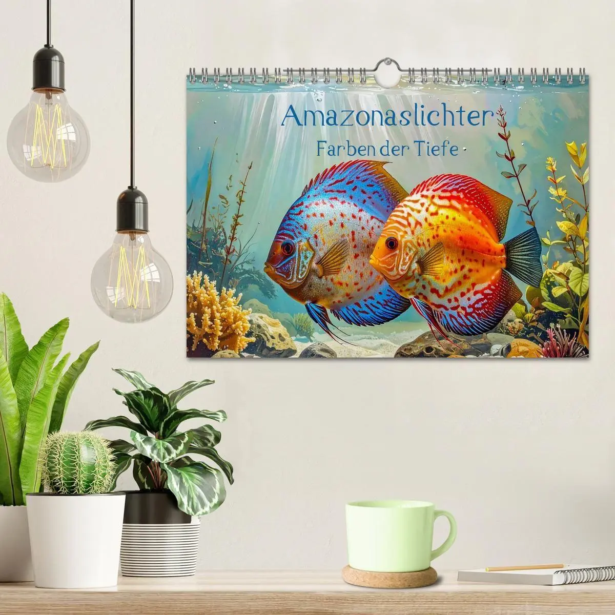 Bild: 9783516719475 | Amazonaslichter. Farben der Tiefe (Wandkalender 2026 DIN A4 quer),...