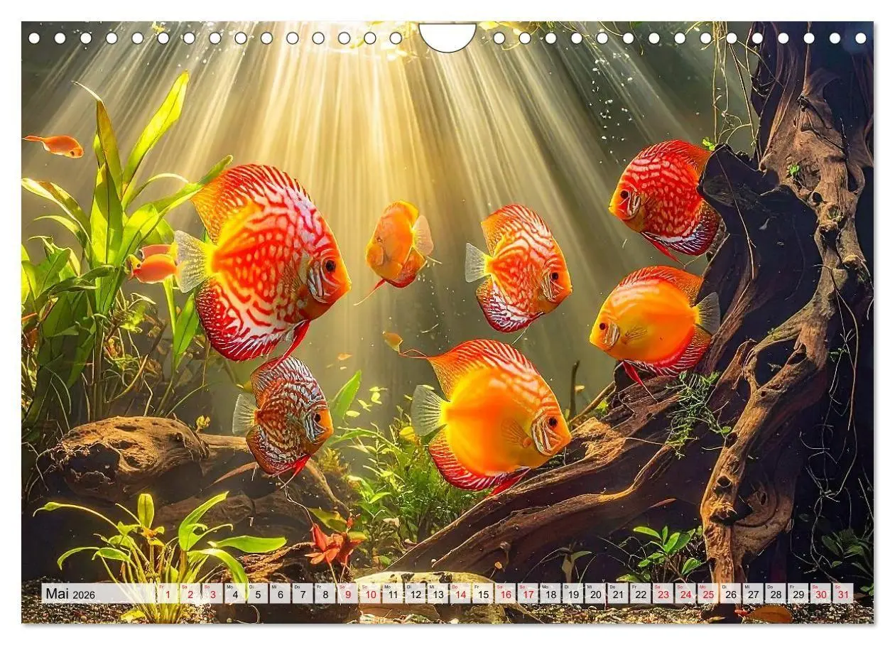 Bild: 9783516719475 | Amazonaslichter. Farben der Tiefe (Wandkalender 2026 DIN A4 quer),...