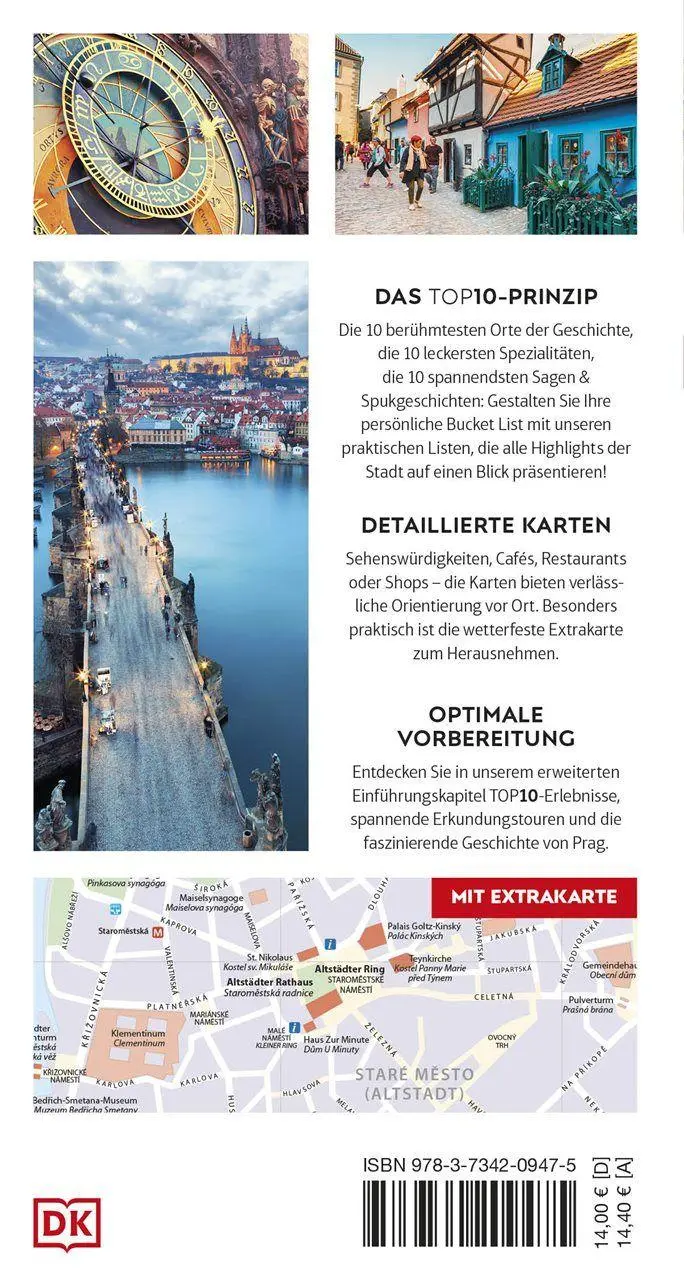 Rückseite: 9783734209475 | TOP10 Reiseführer Prag | DK Verlag - Reise | Taschenbuch | 160 S.