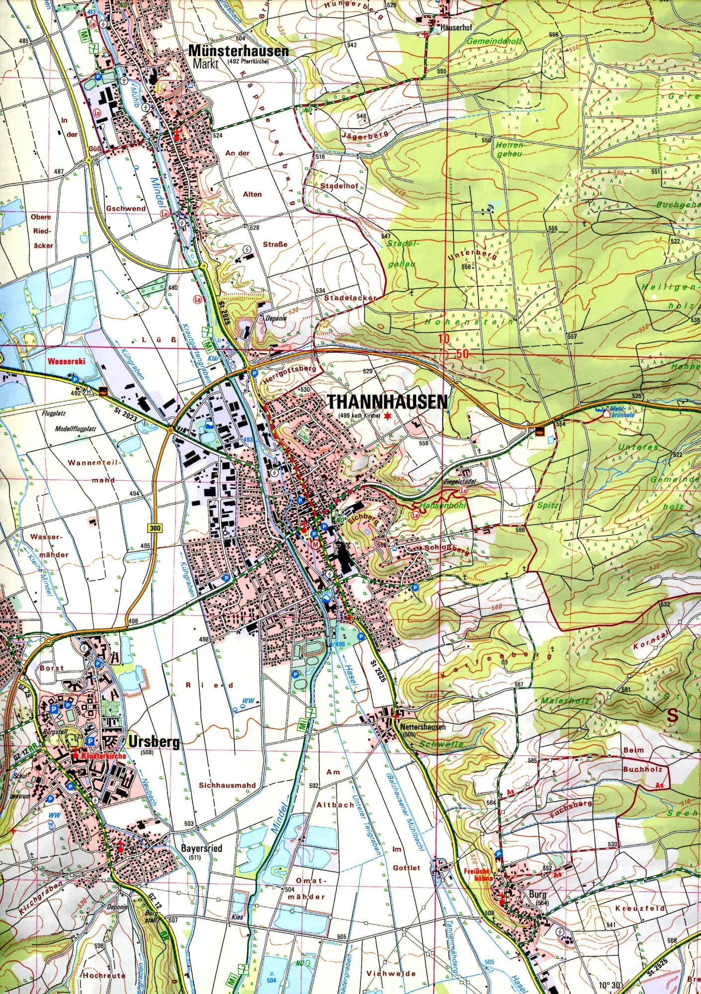 Bild: 9783899339475 | Thannhausen 1 : 25 000 | Digitalisierung | (Land-)Karte | Deutsch