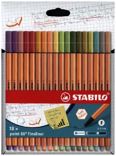Cover: 4006381579575 | STABILO point 88 18er Kartonetui neue Farben | In Karton | 8818-22
