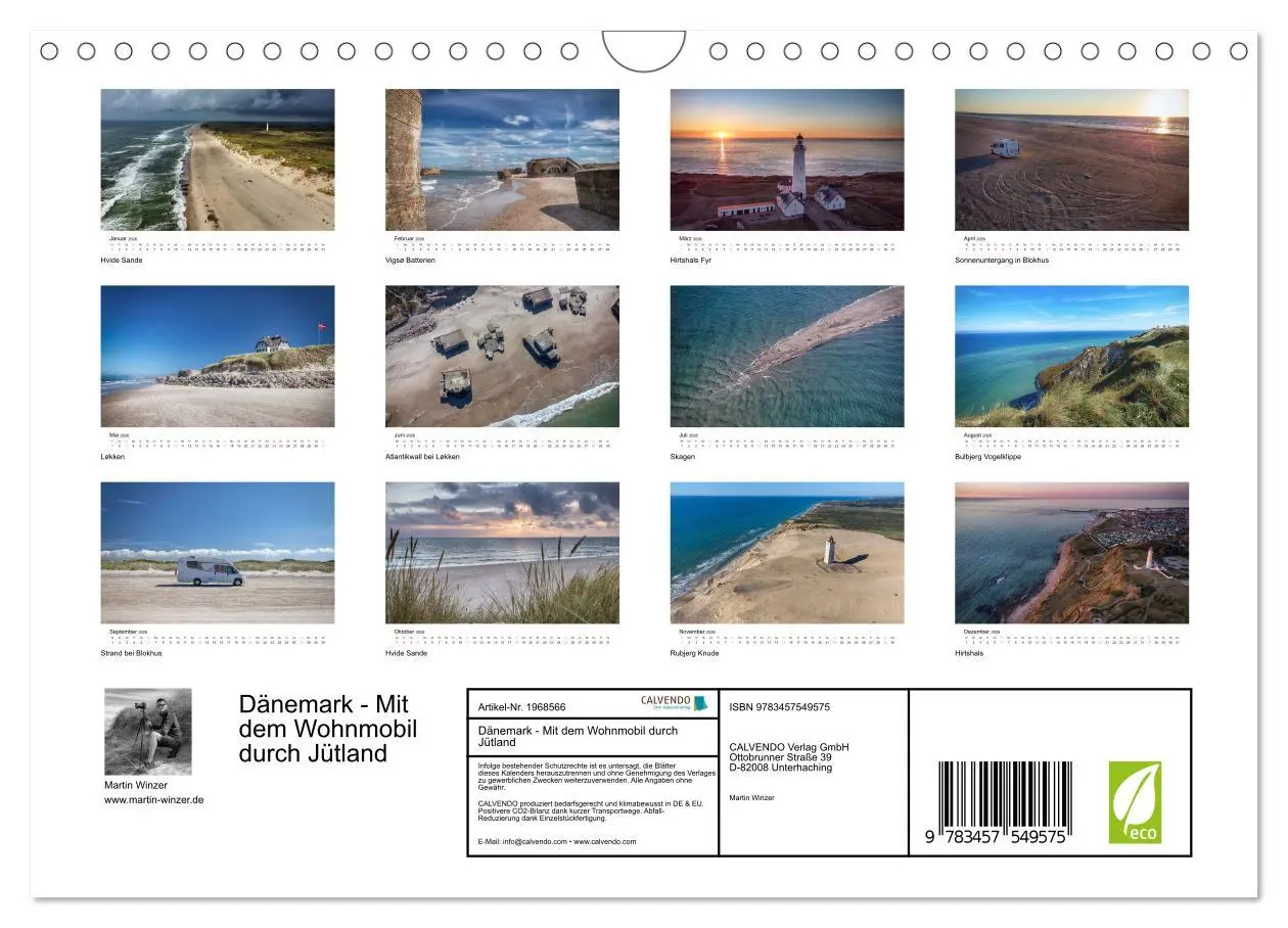 Bild: 9783457549575 | Dänemark - Mit dem Wohnmobil durch Jütland (Wandkalender 2026 DIN...