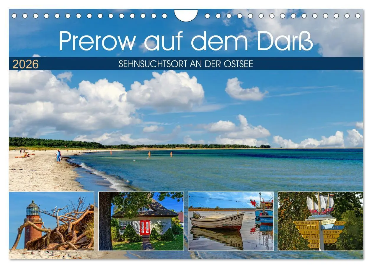 Cover: 9783457929575 | Prerow auf dem Darß - Sehnsuchtsort an der Ostsee (Wandkalender...