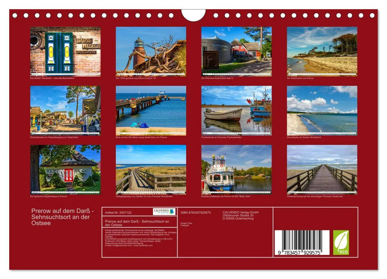 Bild: 9783457929575 | Prerow auf dem Darß - Sehnsuchtsort an der Ostsee (Wandkalender...