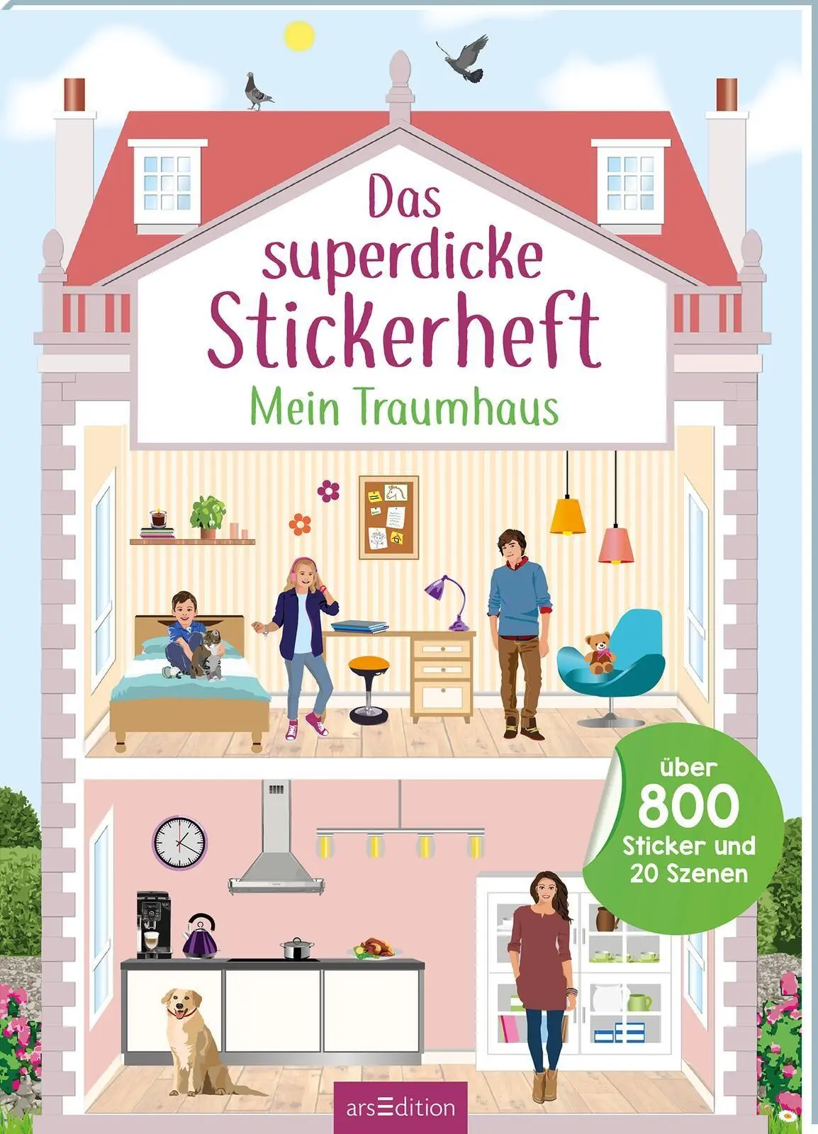 Cover: 9783845869575 | Das superdicke Stickerheft - Mein Traumhaus | Ingrid Bräuer | Buch