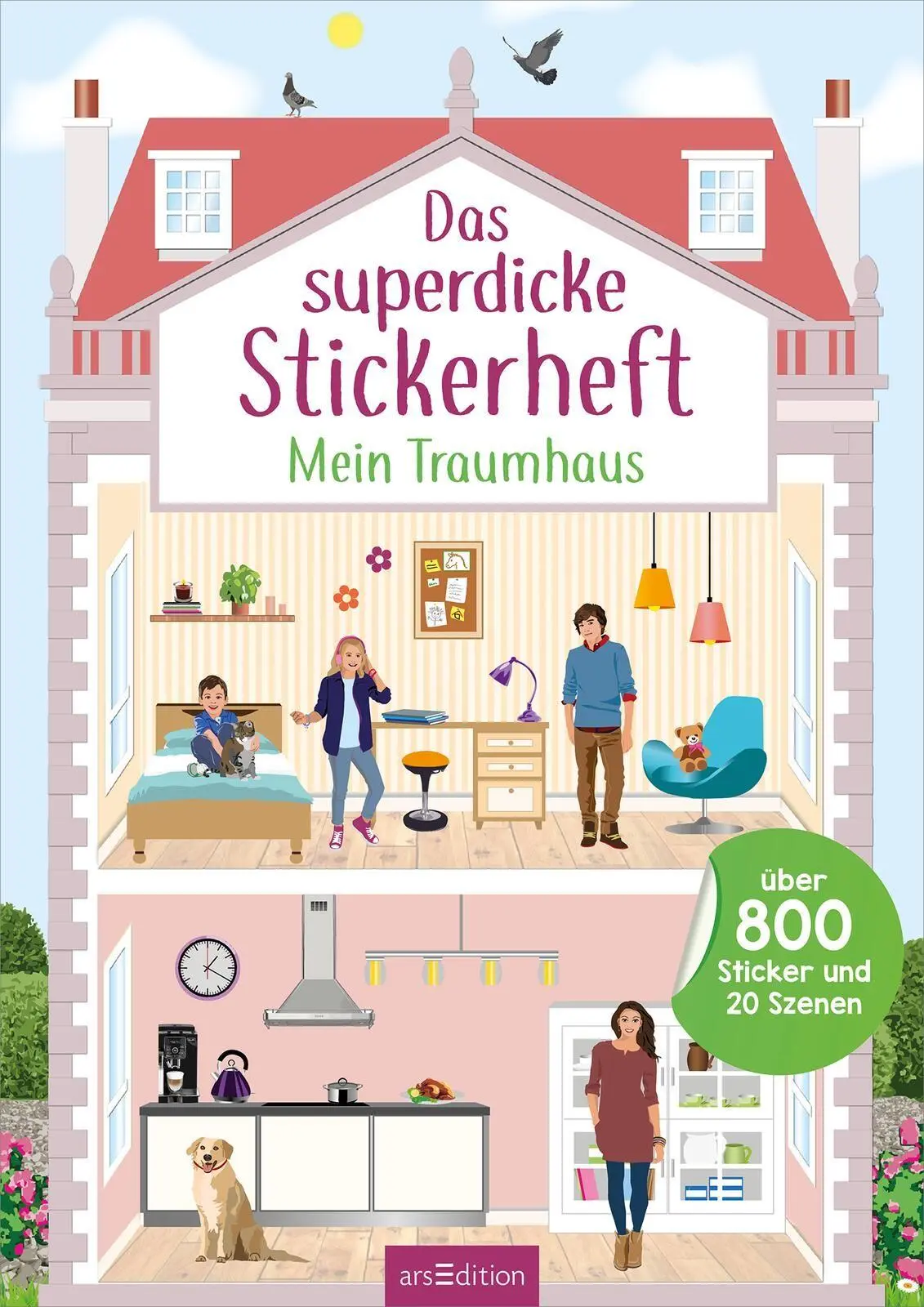 Bild: 9783845869575 | Das superdicke Stickerheft - Mein Traumhaus | Ingrid Bräuer | Buch